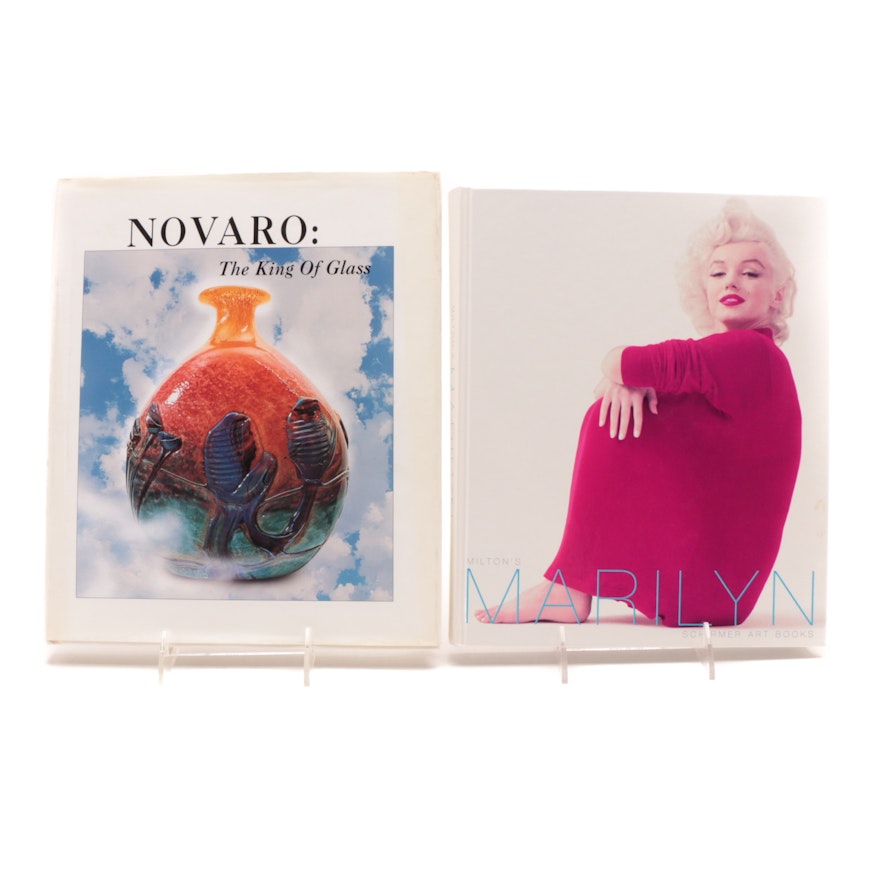 "Novaro: The King of Glass" and "Milton's Marilyn" Books
