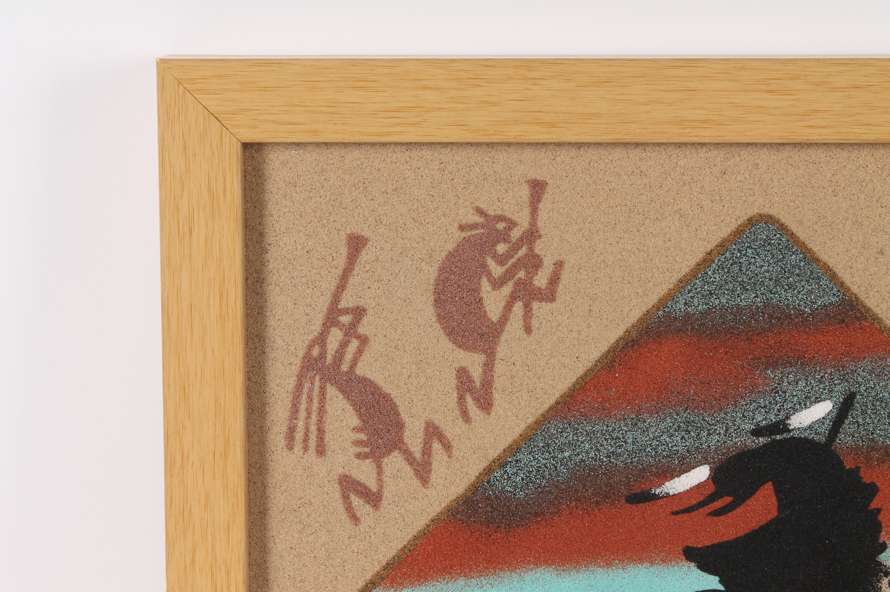 Southwest Native American-Style Sand Artwork