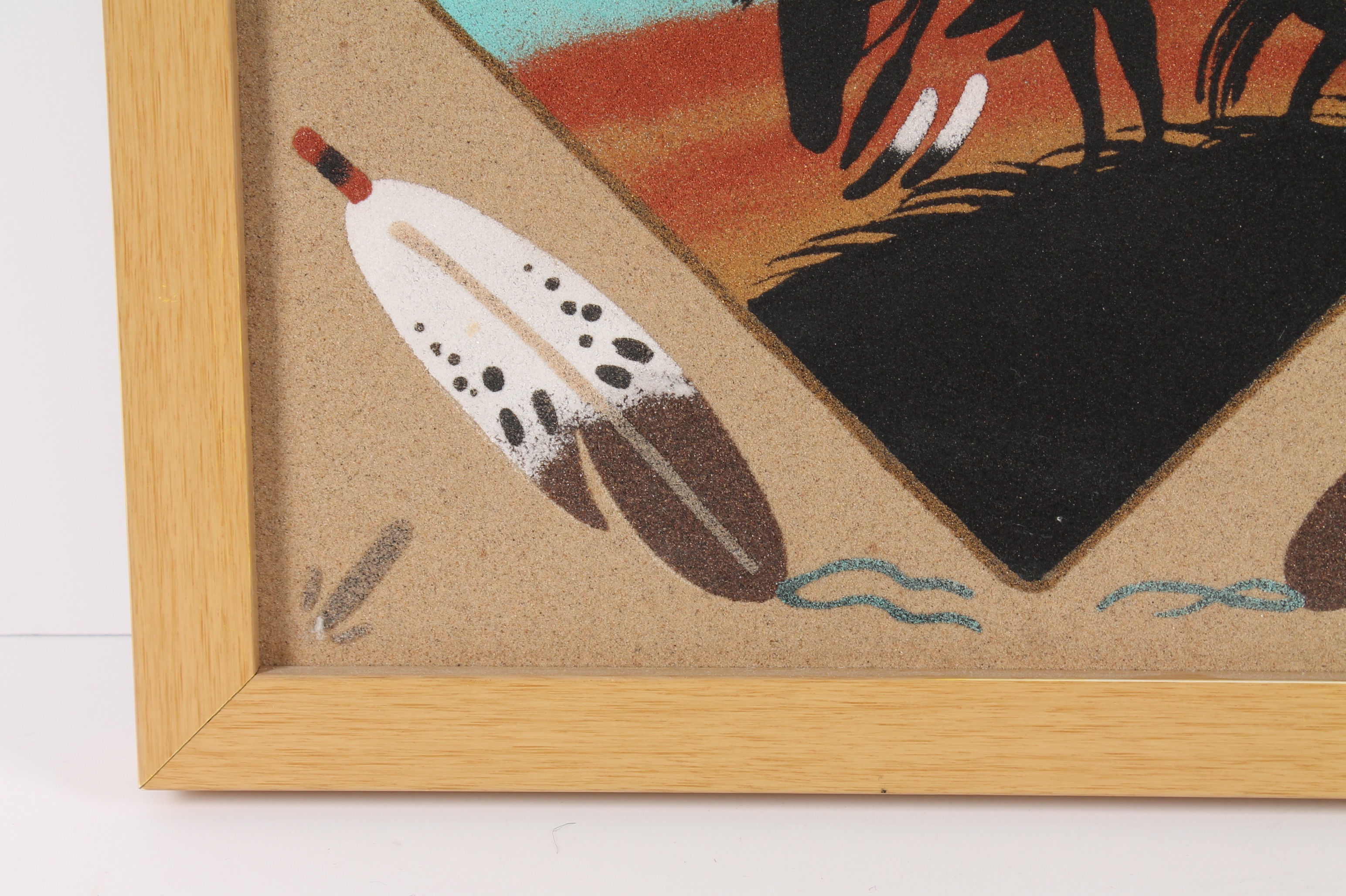 Southwest Native American-Style Sand Artwork