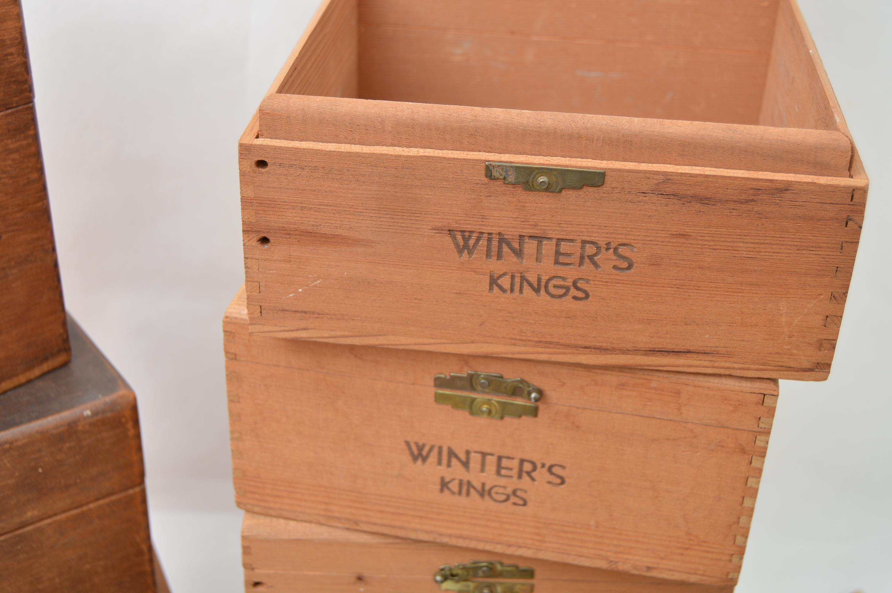 Collection of Wooden Cigar Boxes and Jewelry Cases