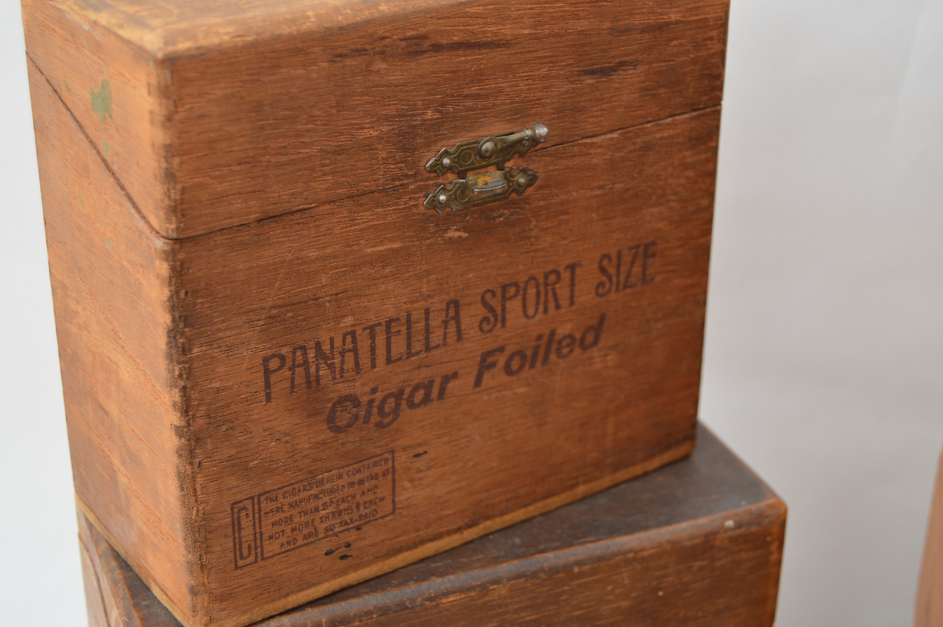 Collection of Wooden Cigar Boxes and Jewelry Cases