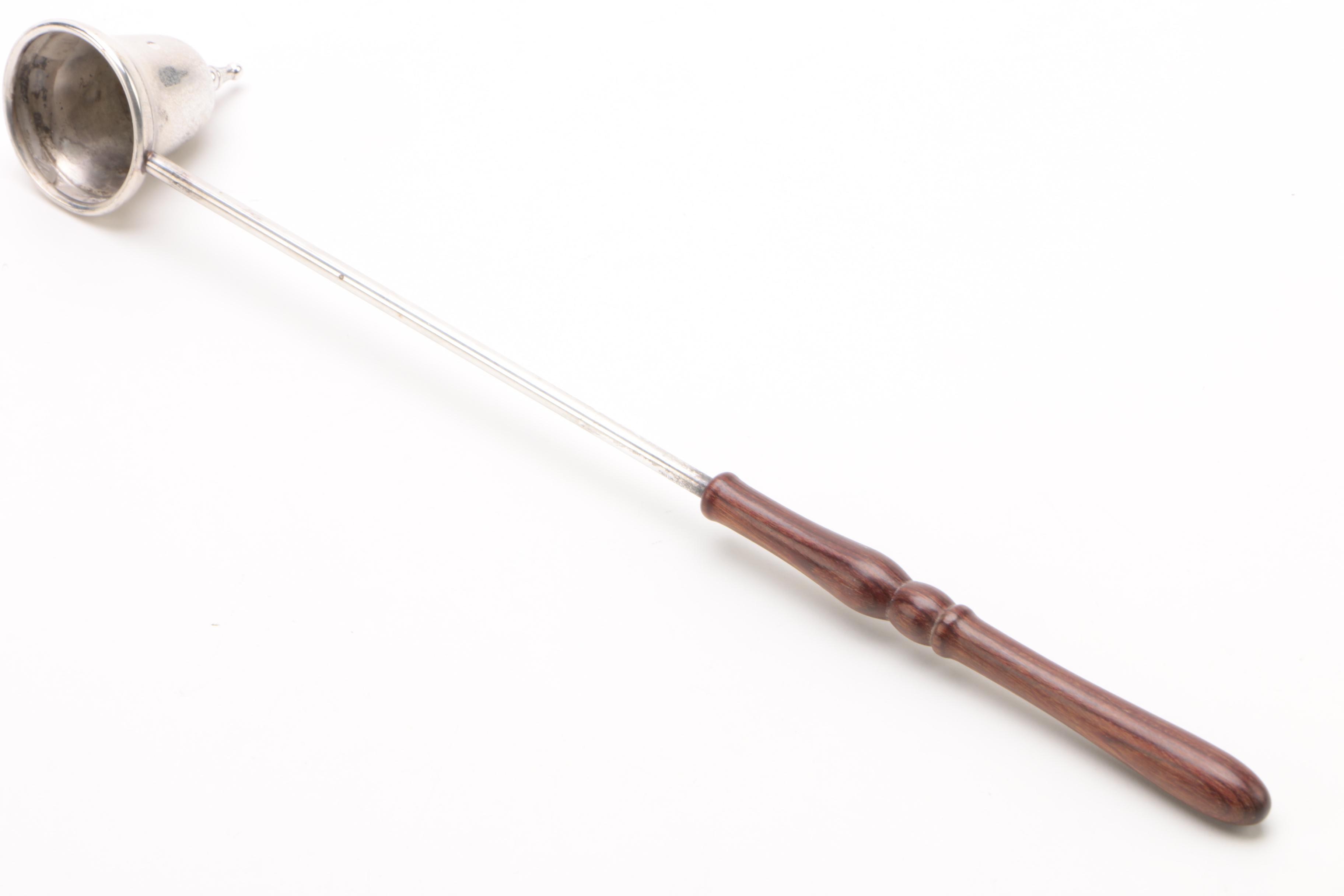 Antique Gorham Sterling Silver Dish with American and Spanish Silver Tableware