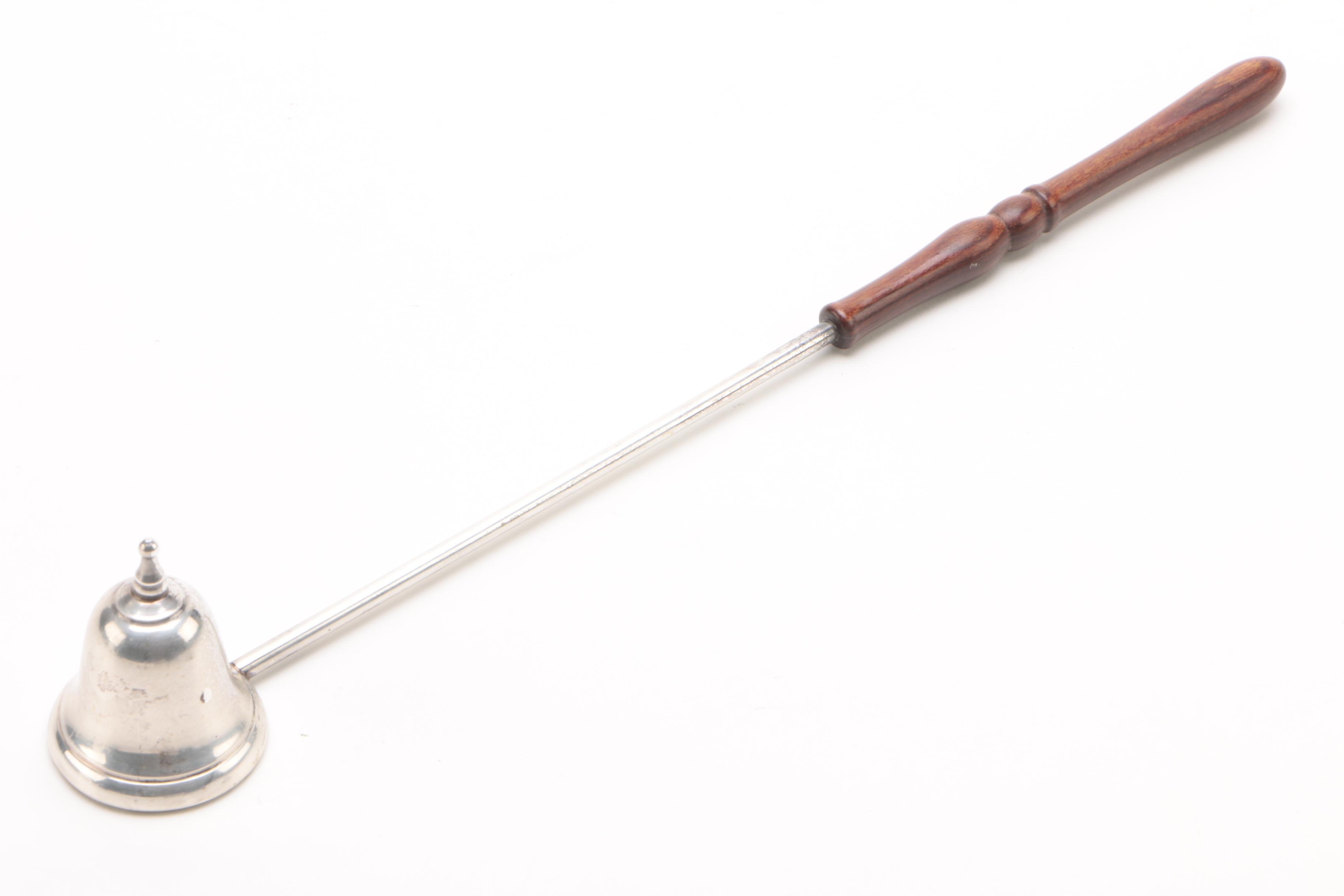 Antique Gorham Sterling Silver Dish with American and Spanish Silver Tableware