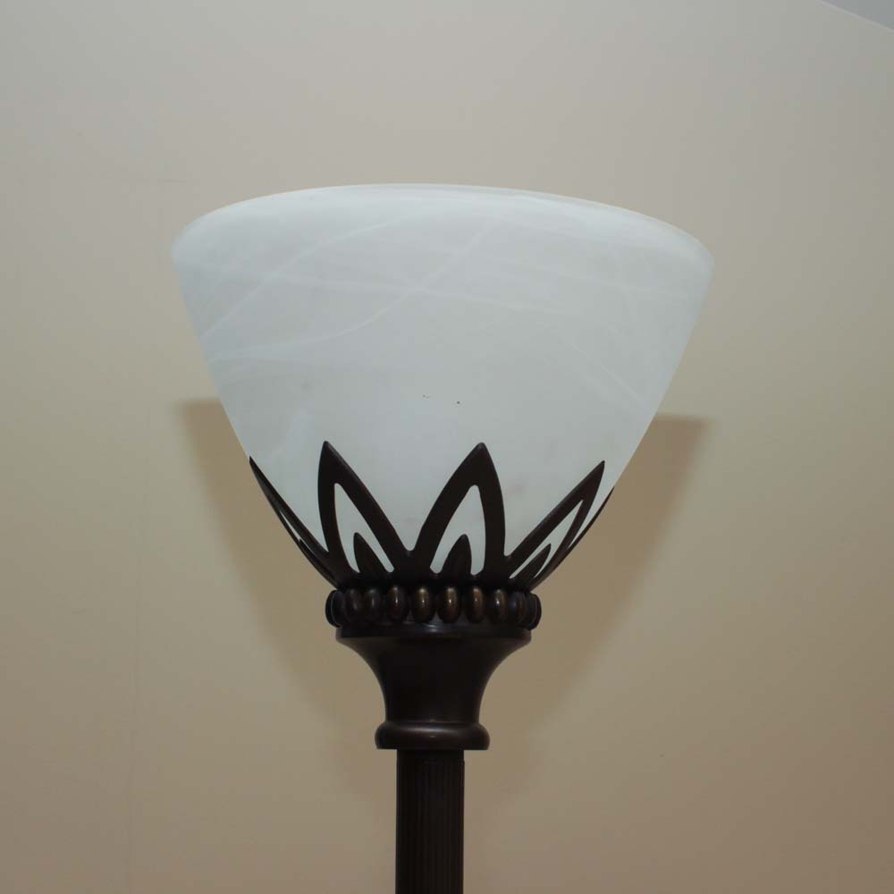 Contemporary Torchiere Style Floor Lamp