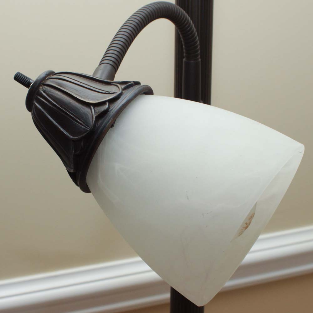 Contemporary Torchiere Style Floor Lamp