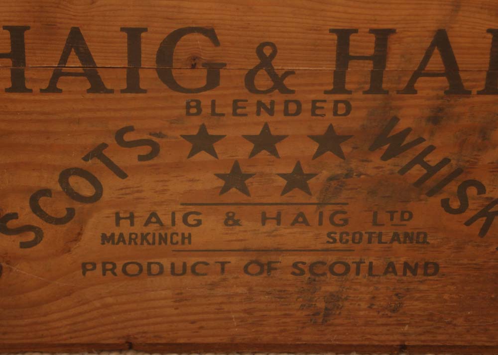 Vintage Haig & Haig Scotch Whiskey Crate