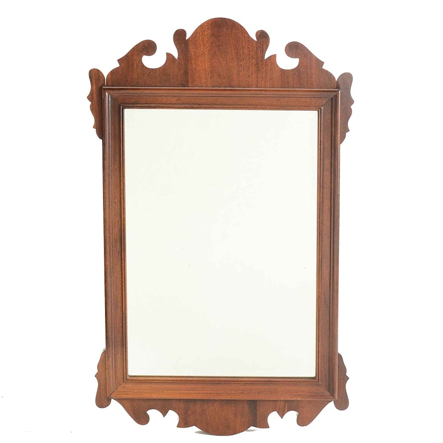 Queen Anne Style Mahogany Mirror