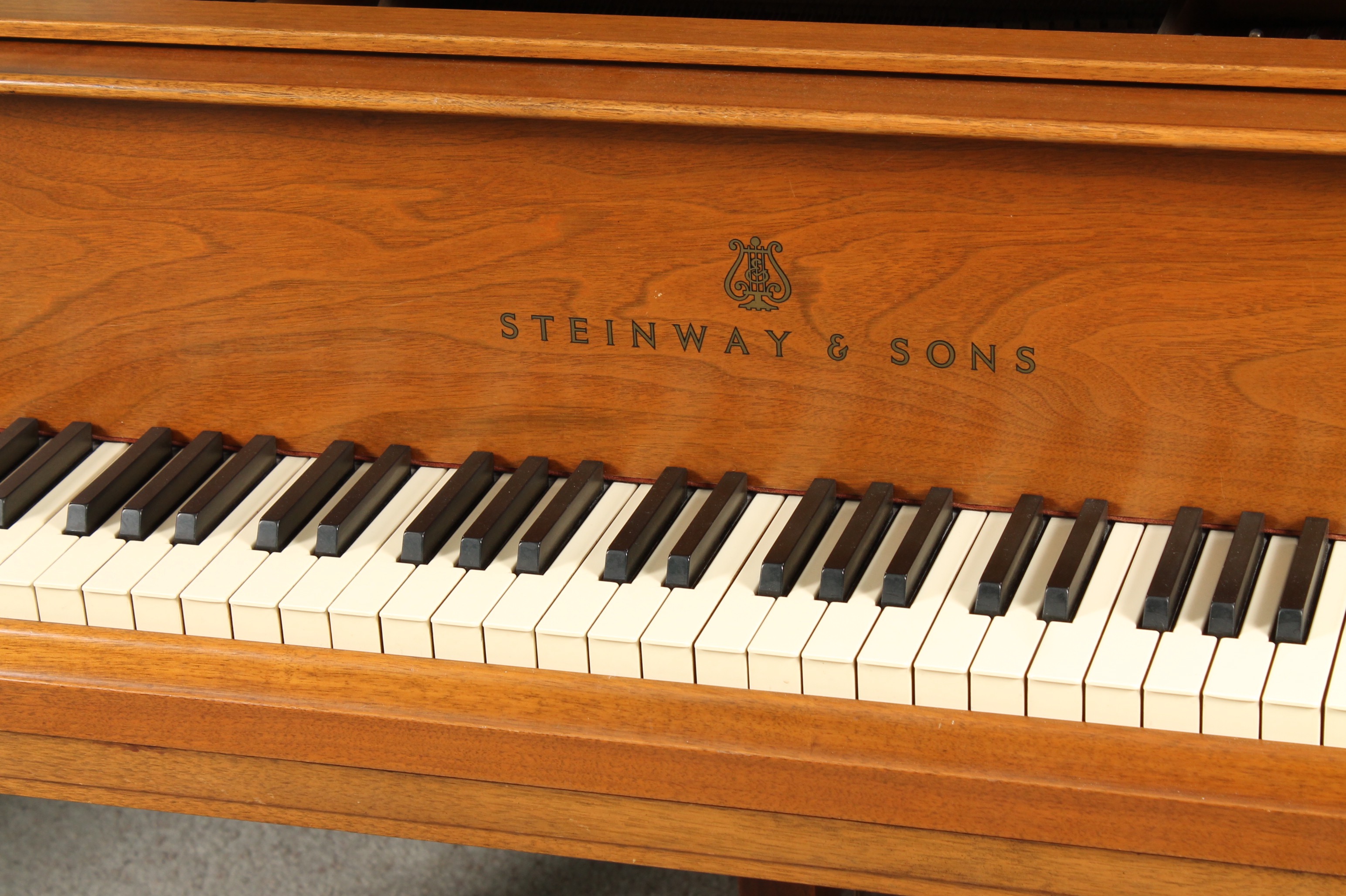 Vintage Steinway Walnut Baby Grand Piano
