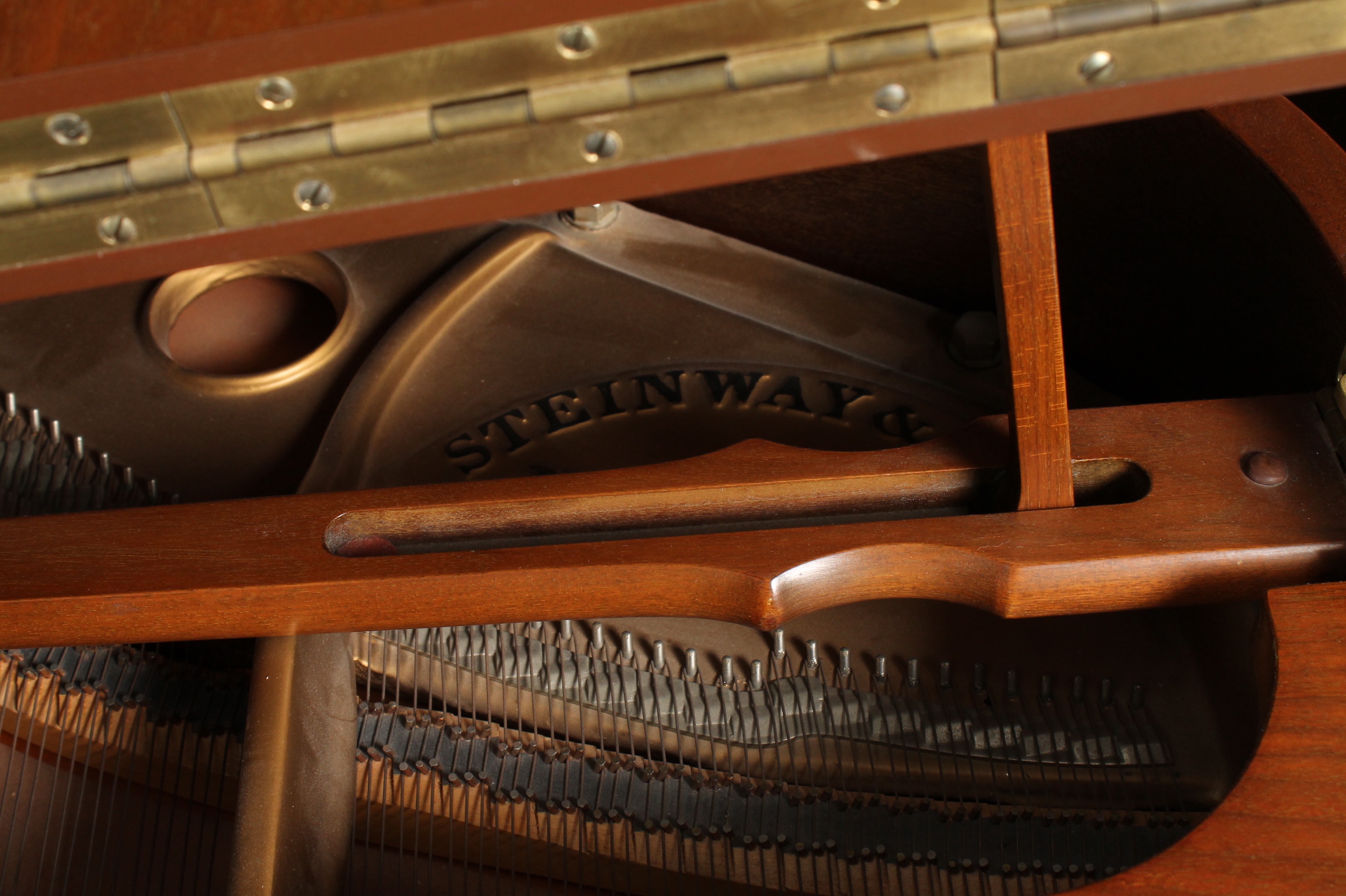 Vintage Steinway Walnut Baby Grand Piano