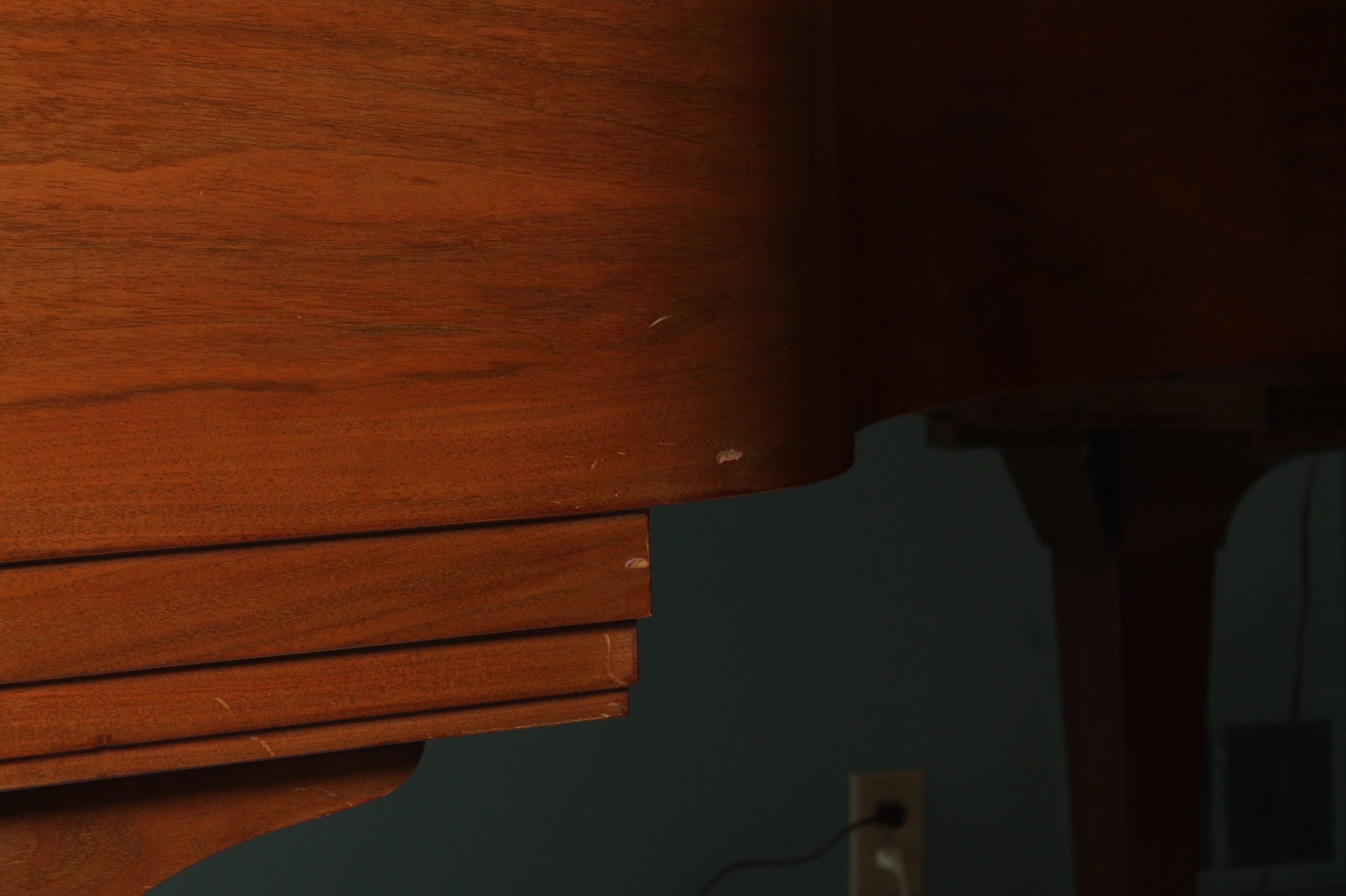 Vintage Steinway Walnut Baby Grand Piano