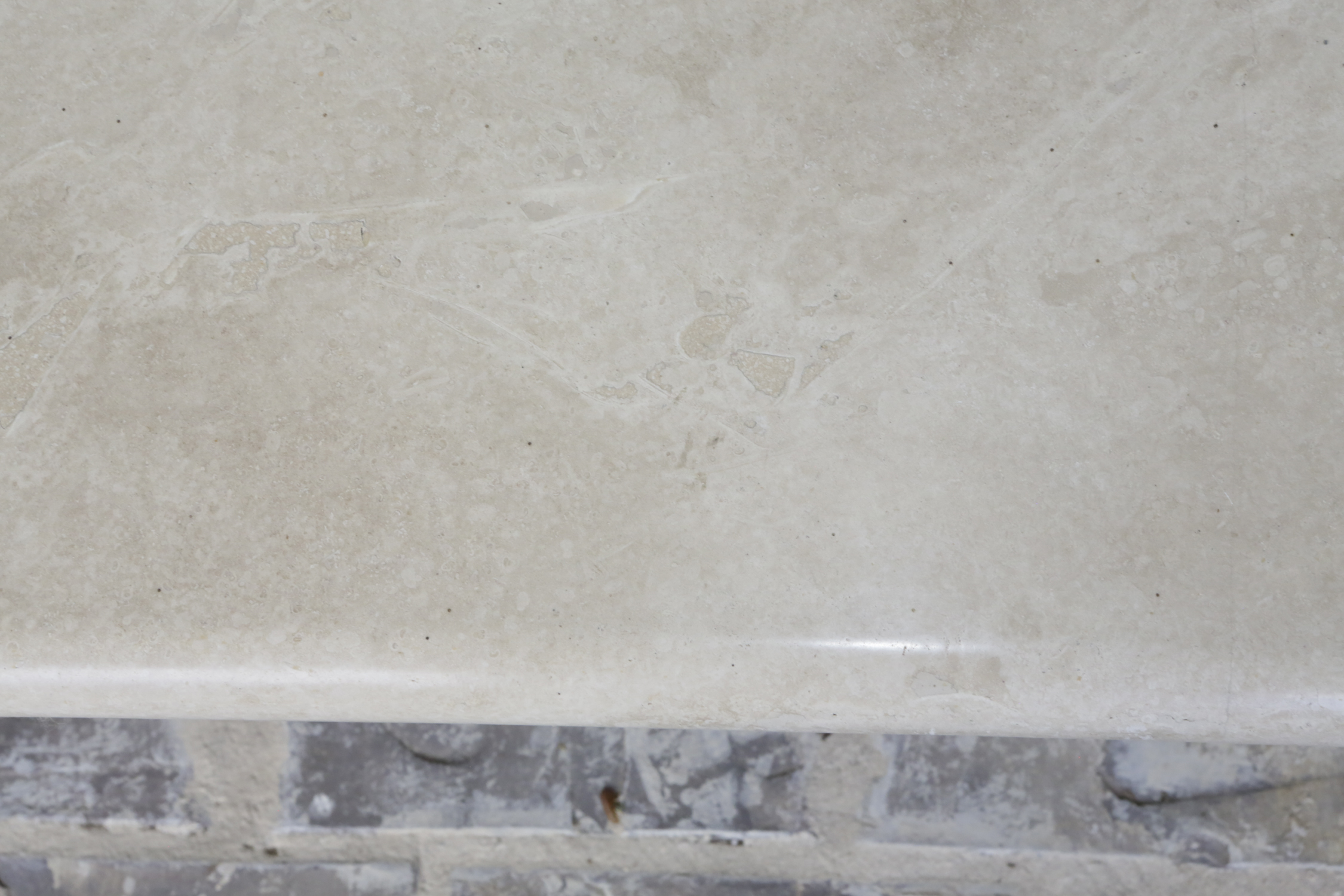 Outdoor Faux-Stone Patio Table