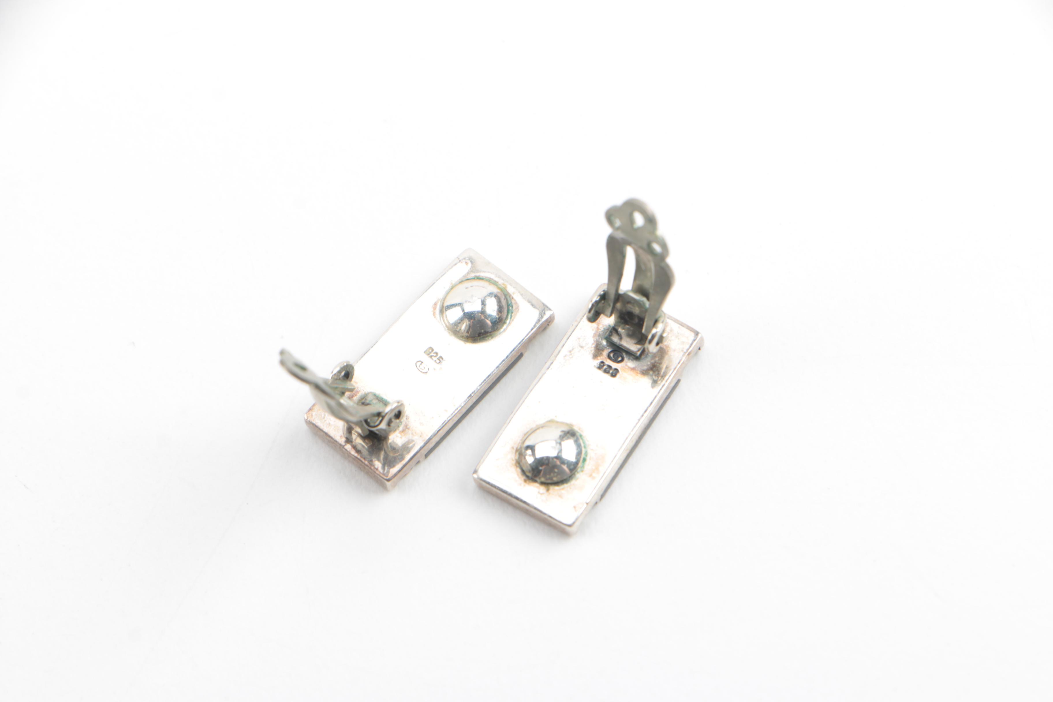 Sterling Silver  Coral, Onyx, and Resin Jewelry Including Stackable Rings