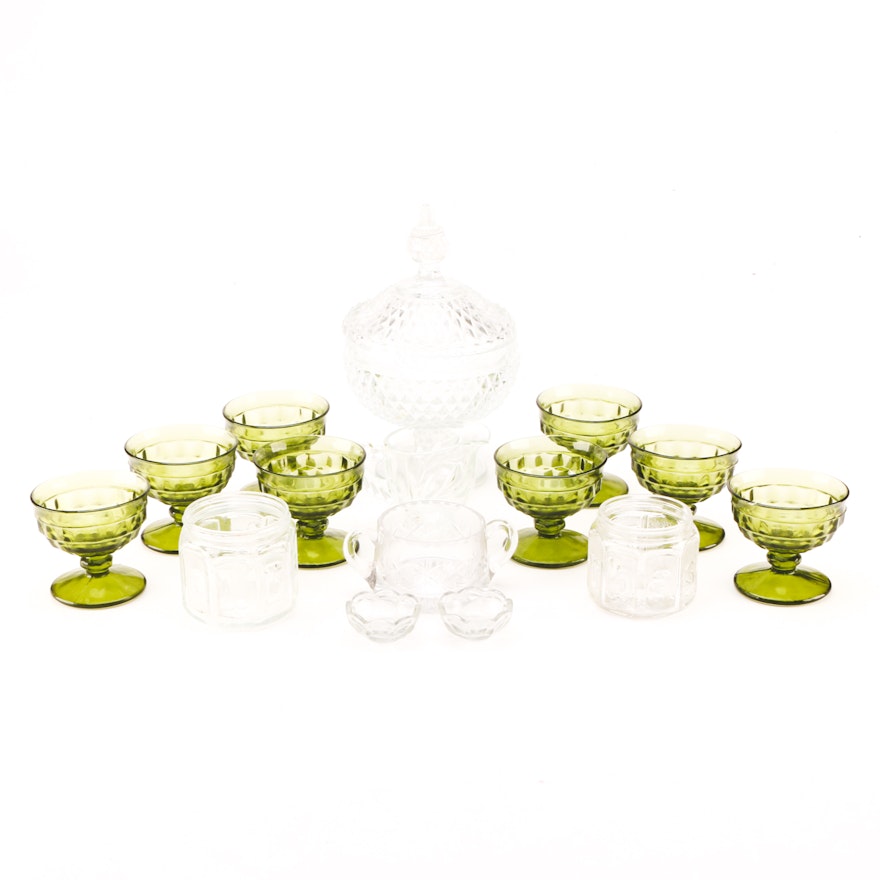 Assorted Pressed Glass Collection