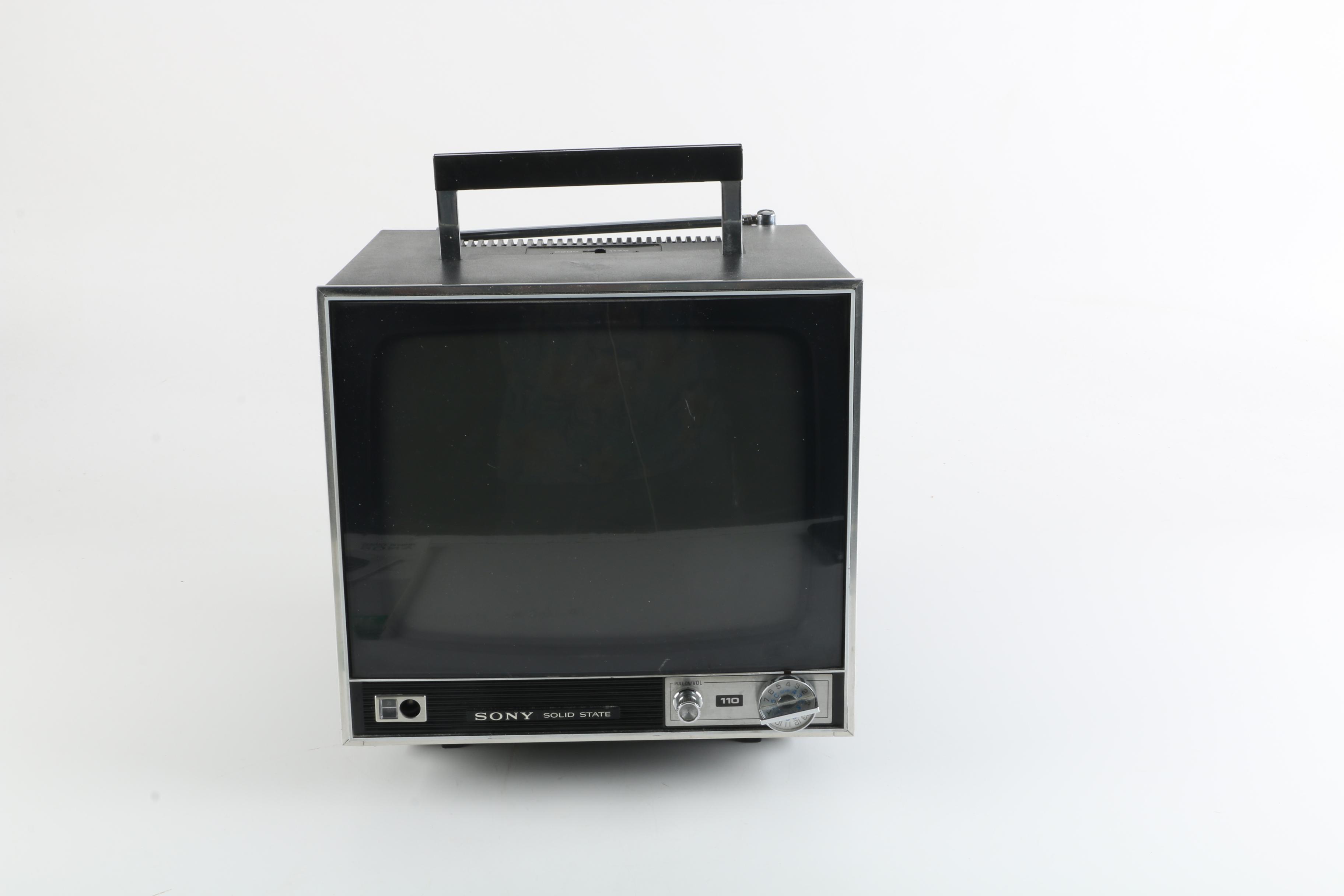 Sony TV-110UWE Portable Antenna Television with Owner's Manual
