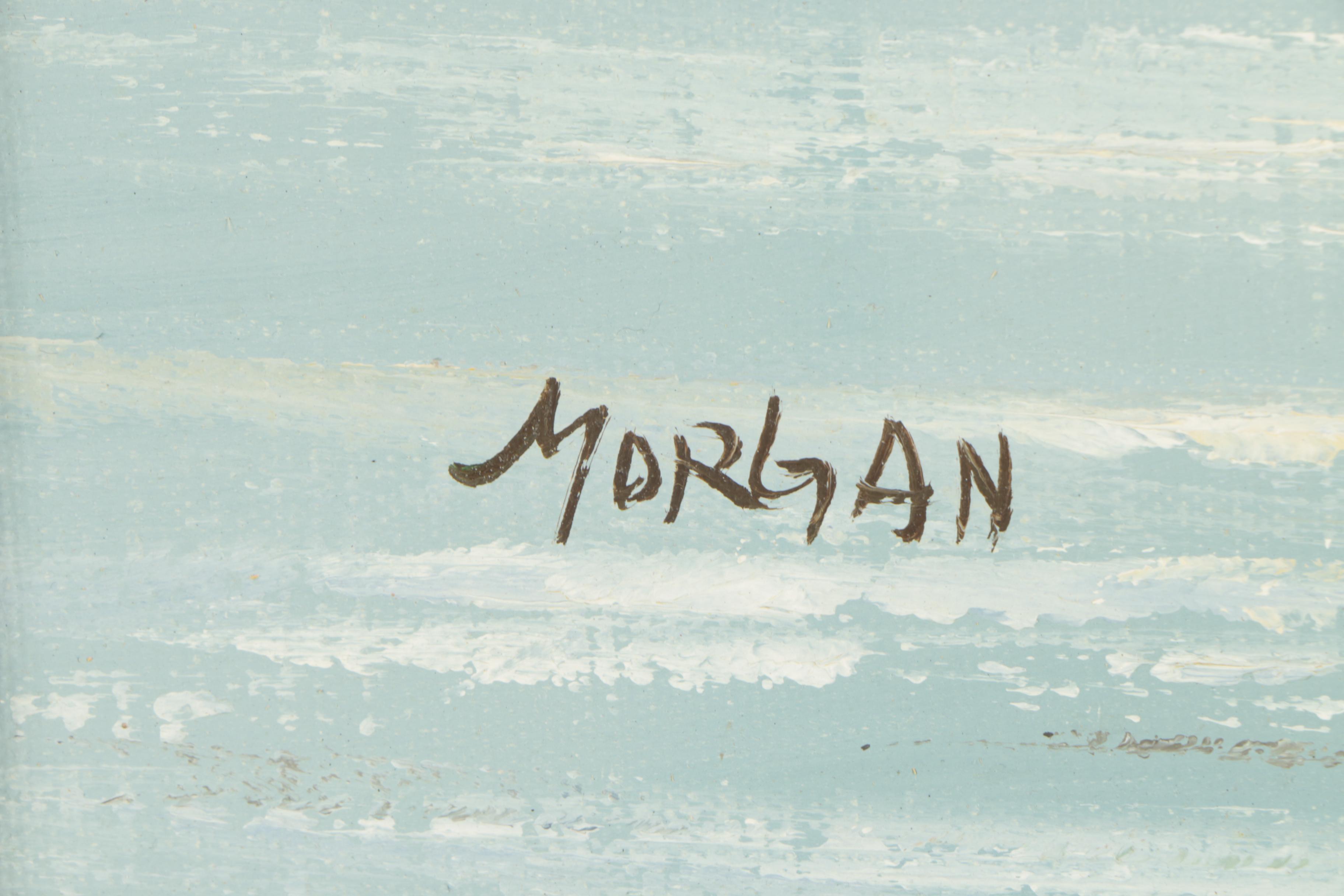 Alfred George Morgan Nautical Oil Painting