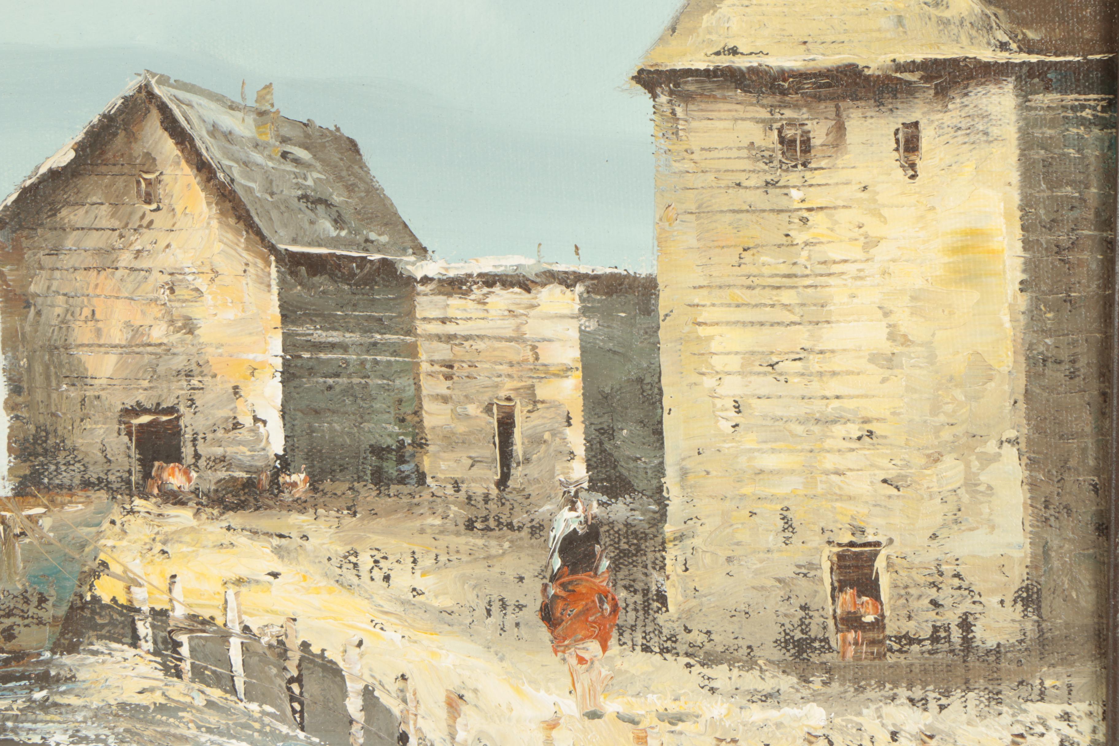 Alfred George Morgan Nautical Oil Painting