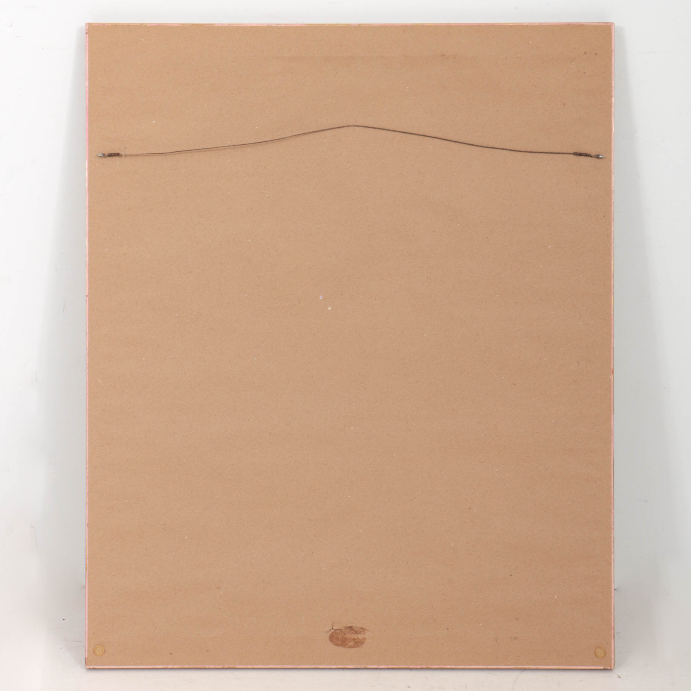 George Cermak Oil Painting on Board of Dock Scene