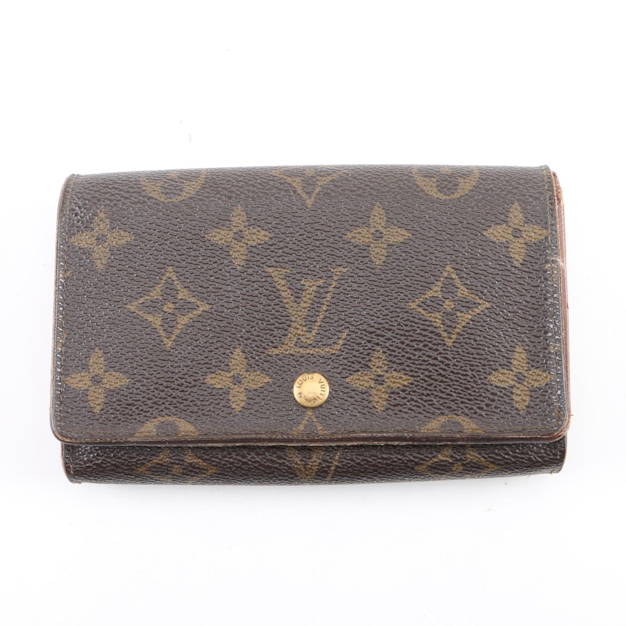 Louis Vuitton of Paris Monogram Canvas Trifold Wallet