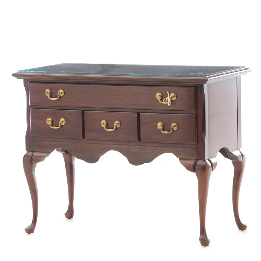 Queen Anne Style Mahogany Lowboy