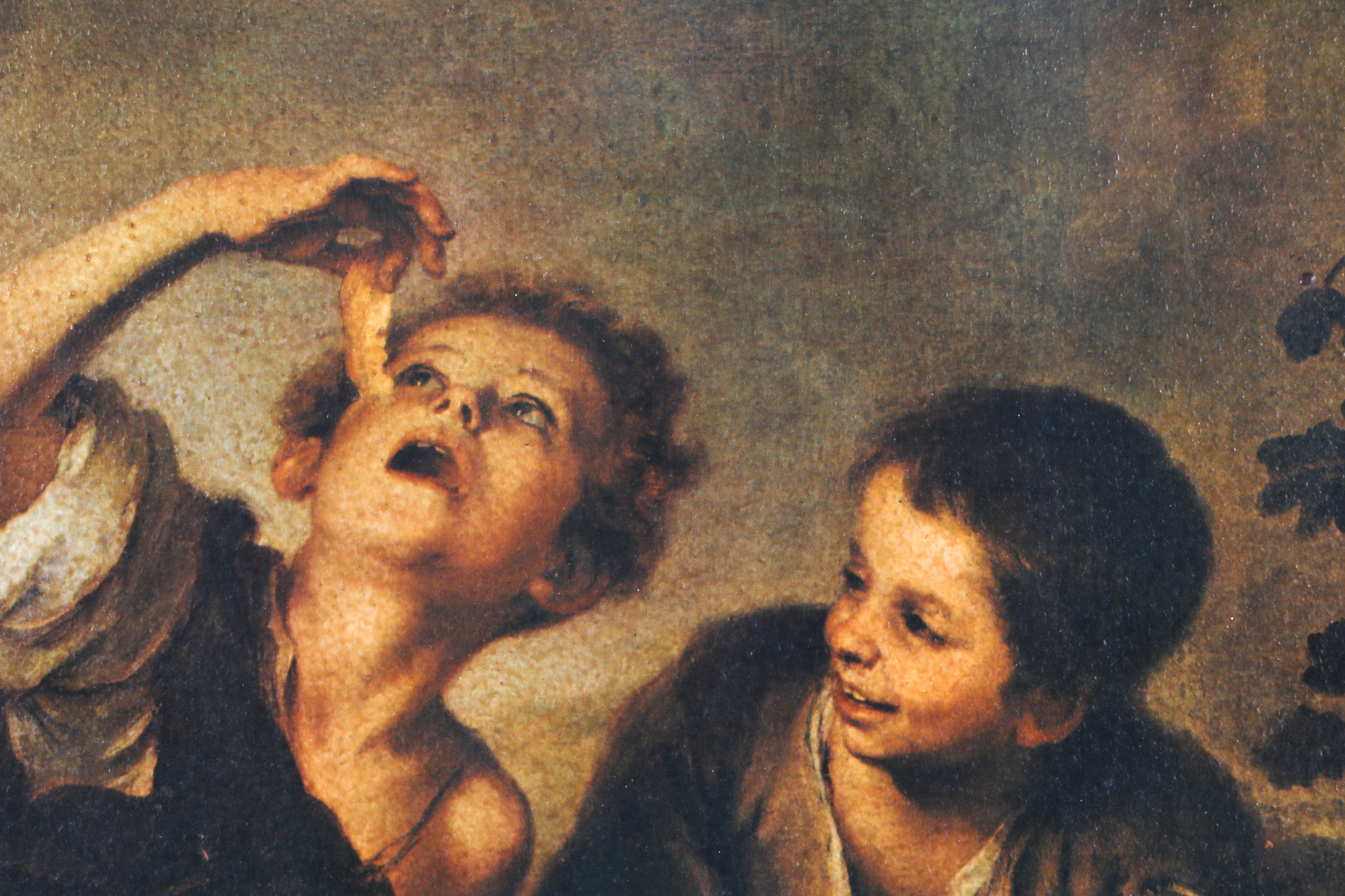 Offset Lithograph Print after Bartolome Esteban Murillo "The Pie Eaters"