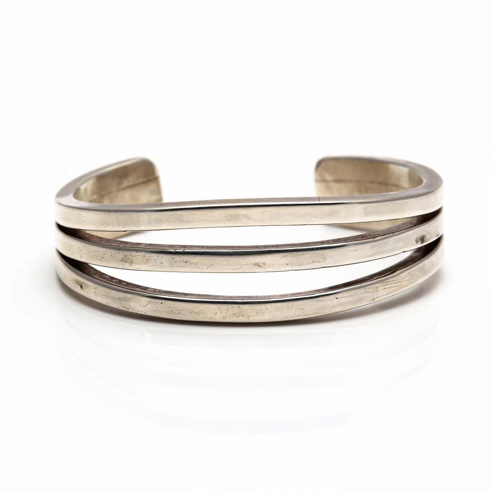 900 Silver Cuff Bracelet