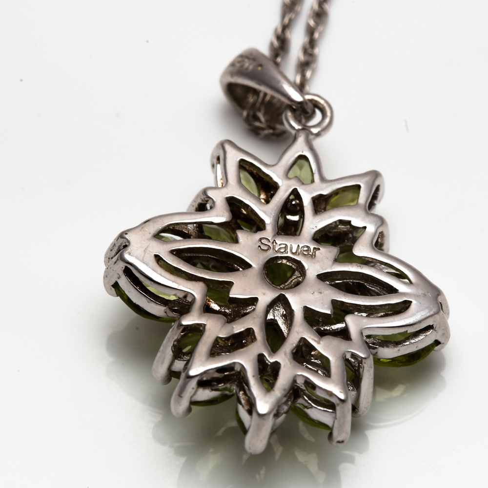 Sterling Silver Peridot Jewelry Including Stauer