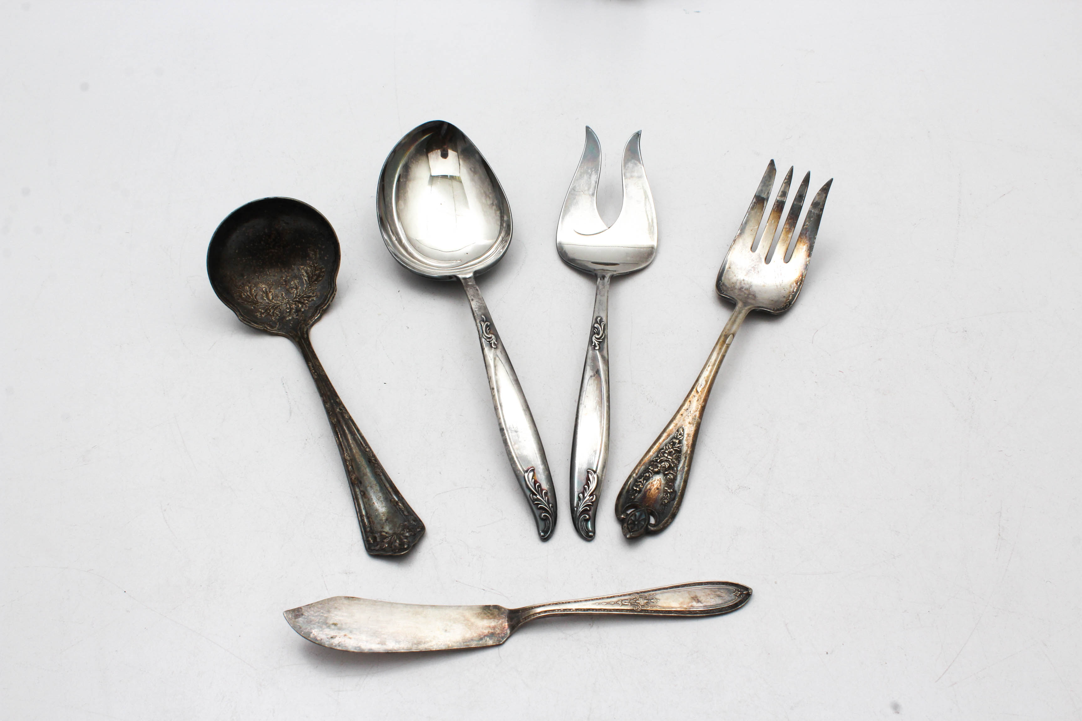 Silver Plated Flatware and Weighted Sterling Shakers