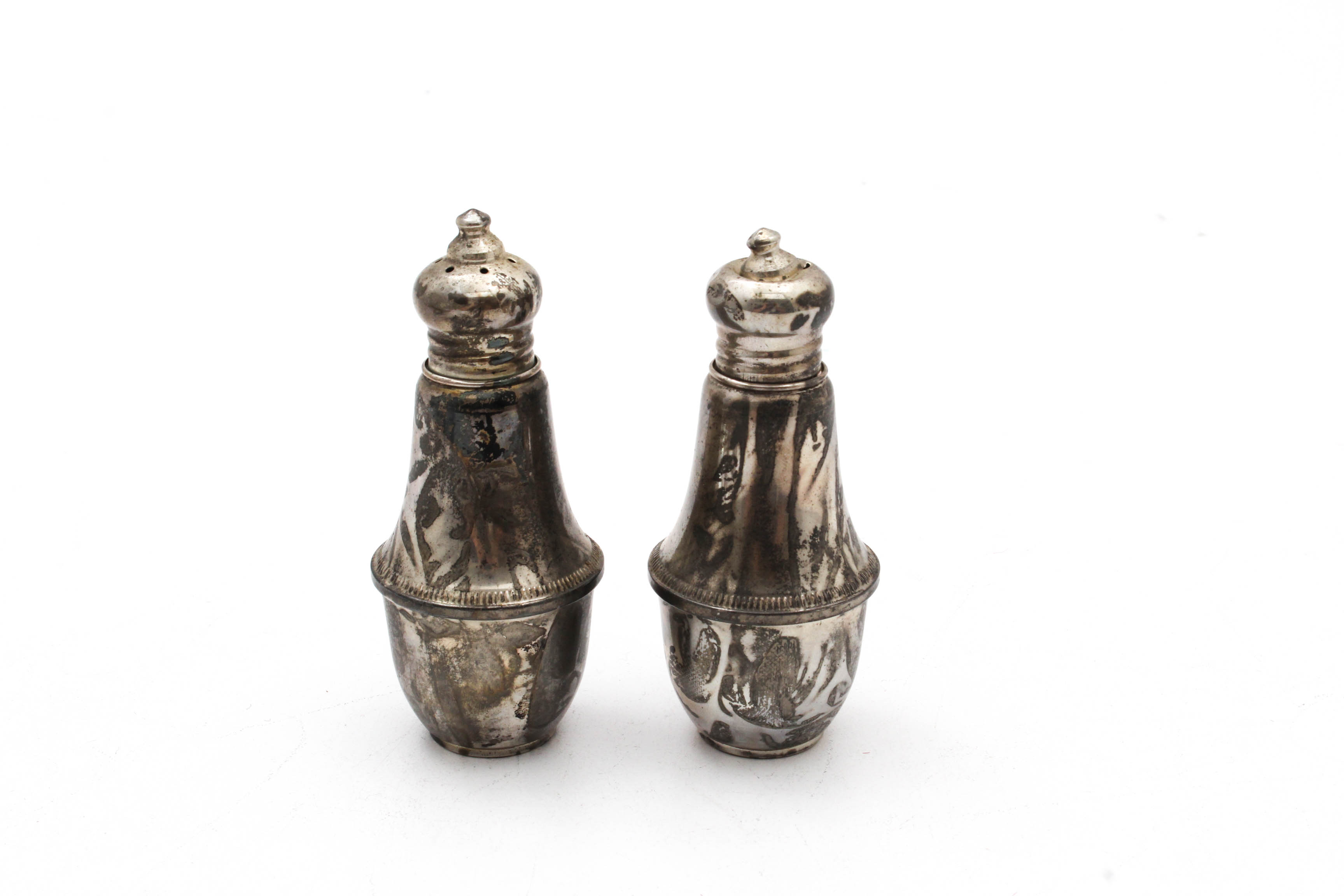 Silver Plated Flatware and Weighted Sterling Shakers