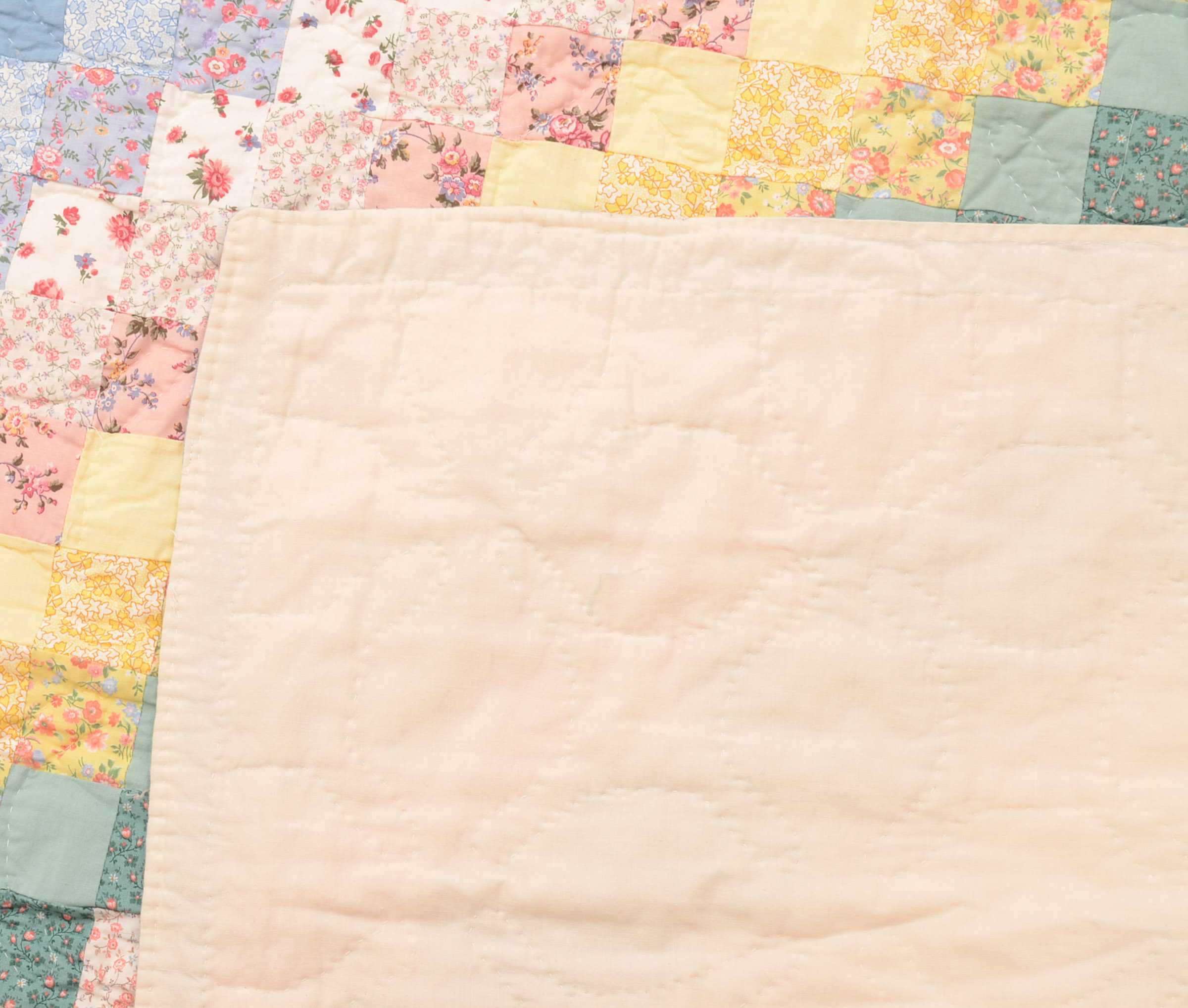 Machine Made Patchwork Quilt