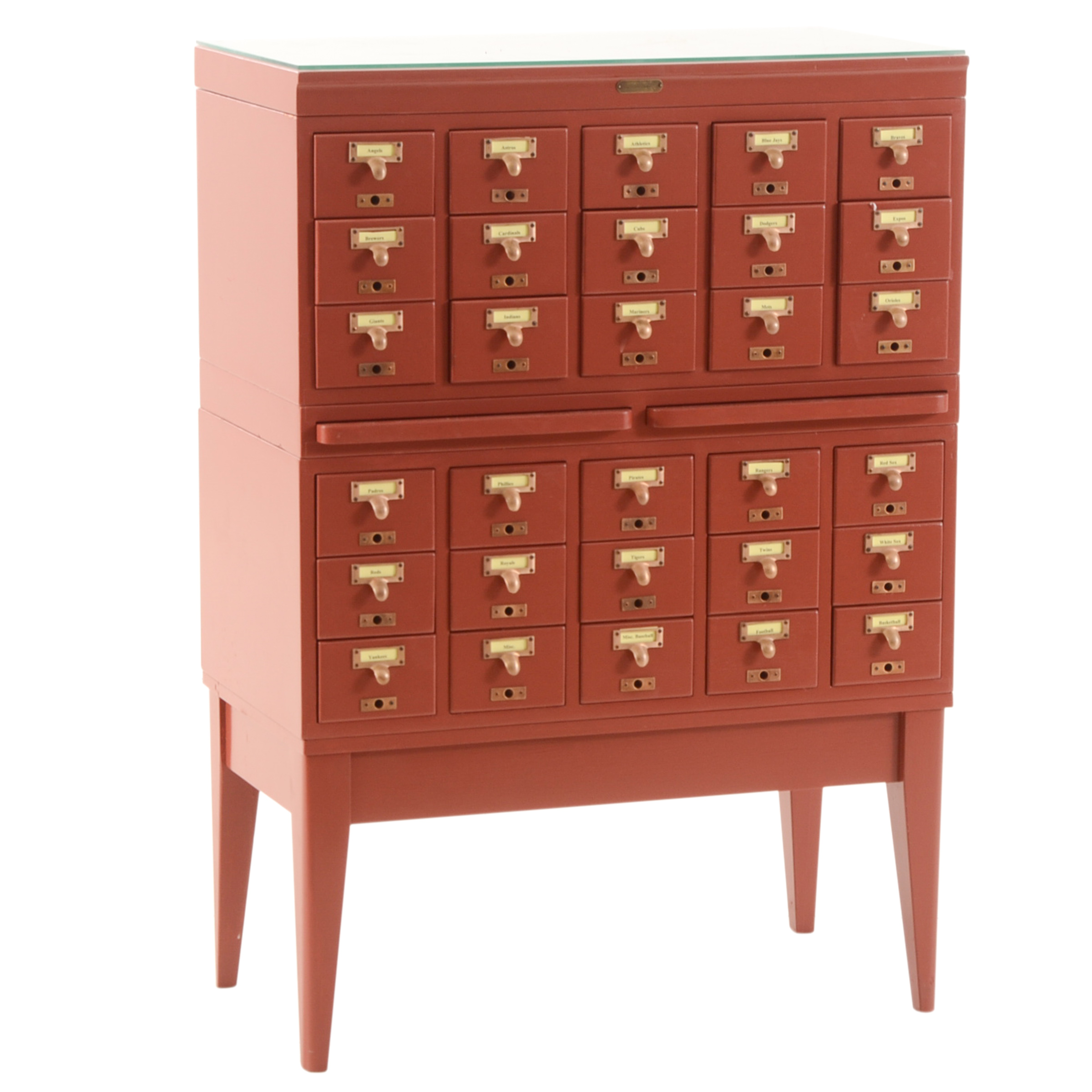 Vintage Card File Cabinet