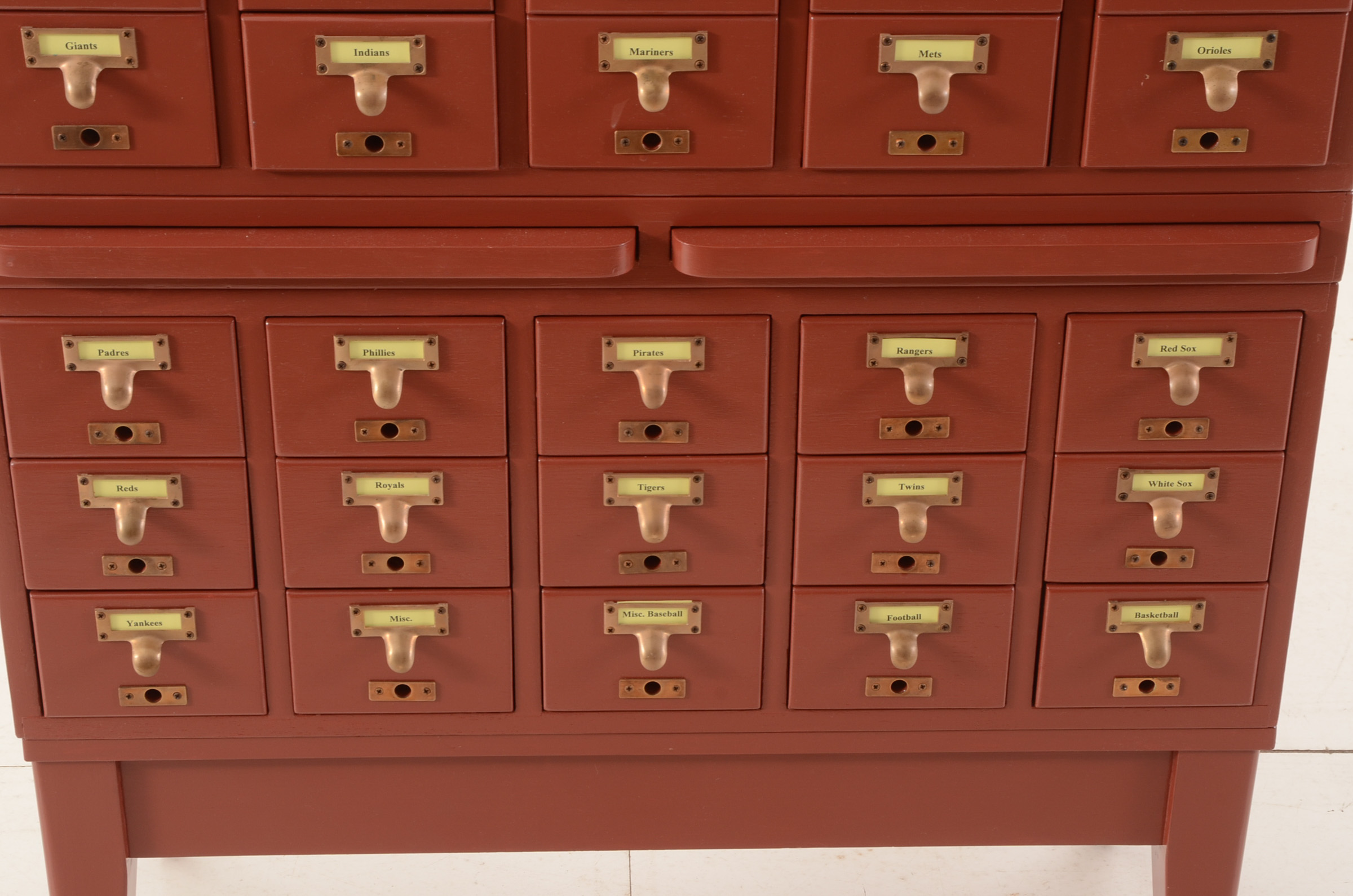 Vintage Card File Cabinet