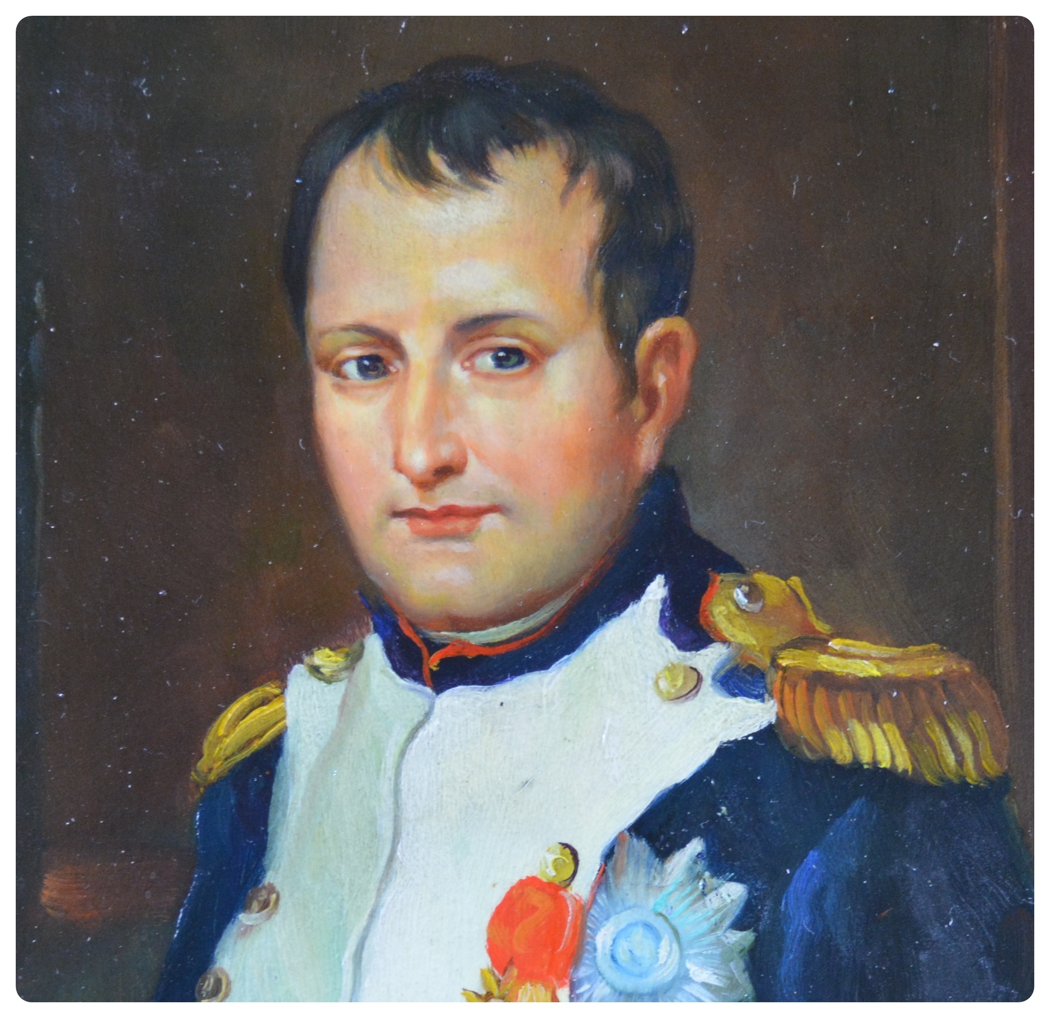 Reproduction Painting of Napoleon After Jacques-Louis David by B. Fletcher