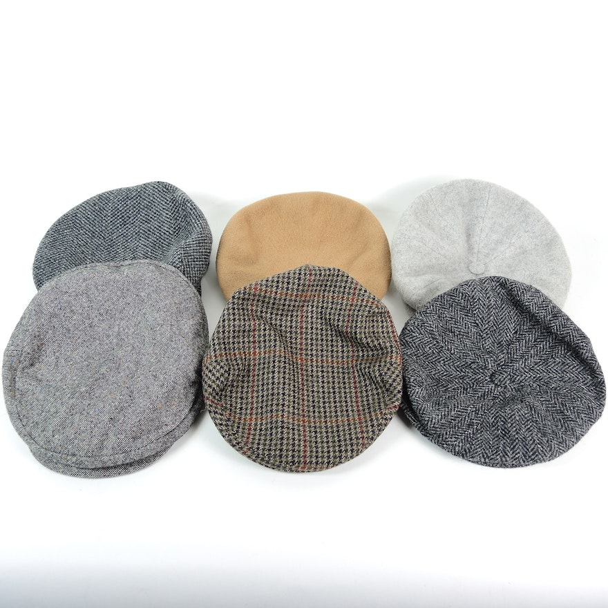 Men's Lock & Co. Hatters Fairway Tweed and Other Wool Flat Caps