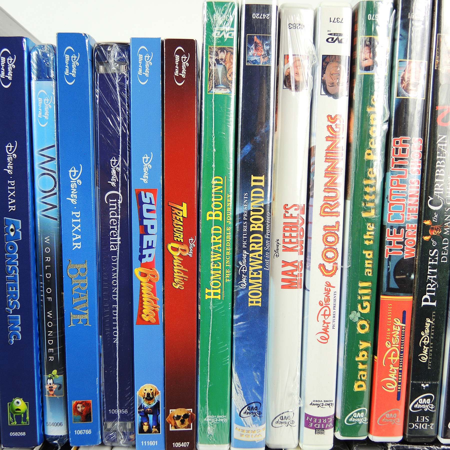 Disney DVD Movie Collection, 68 Pieces