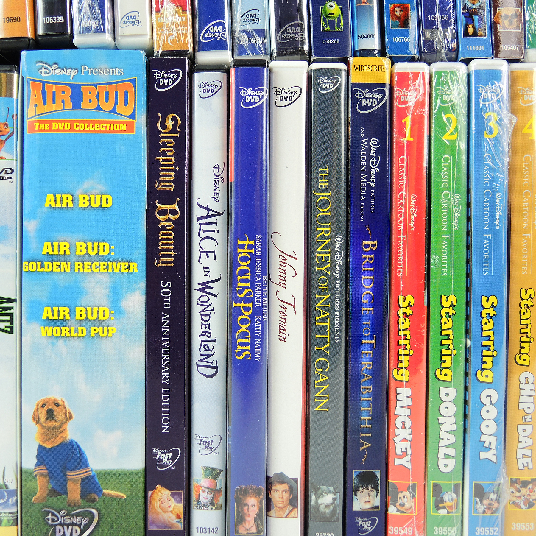 Disney DVD Movie Collection, 68 Pieces