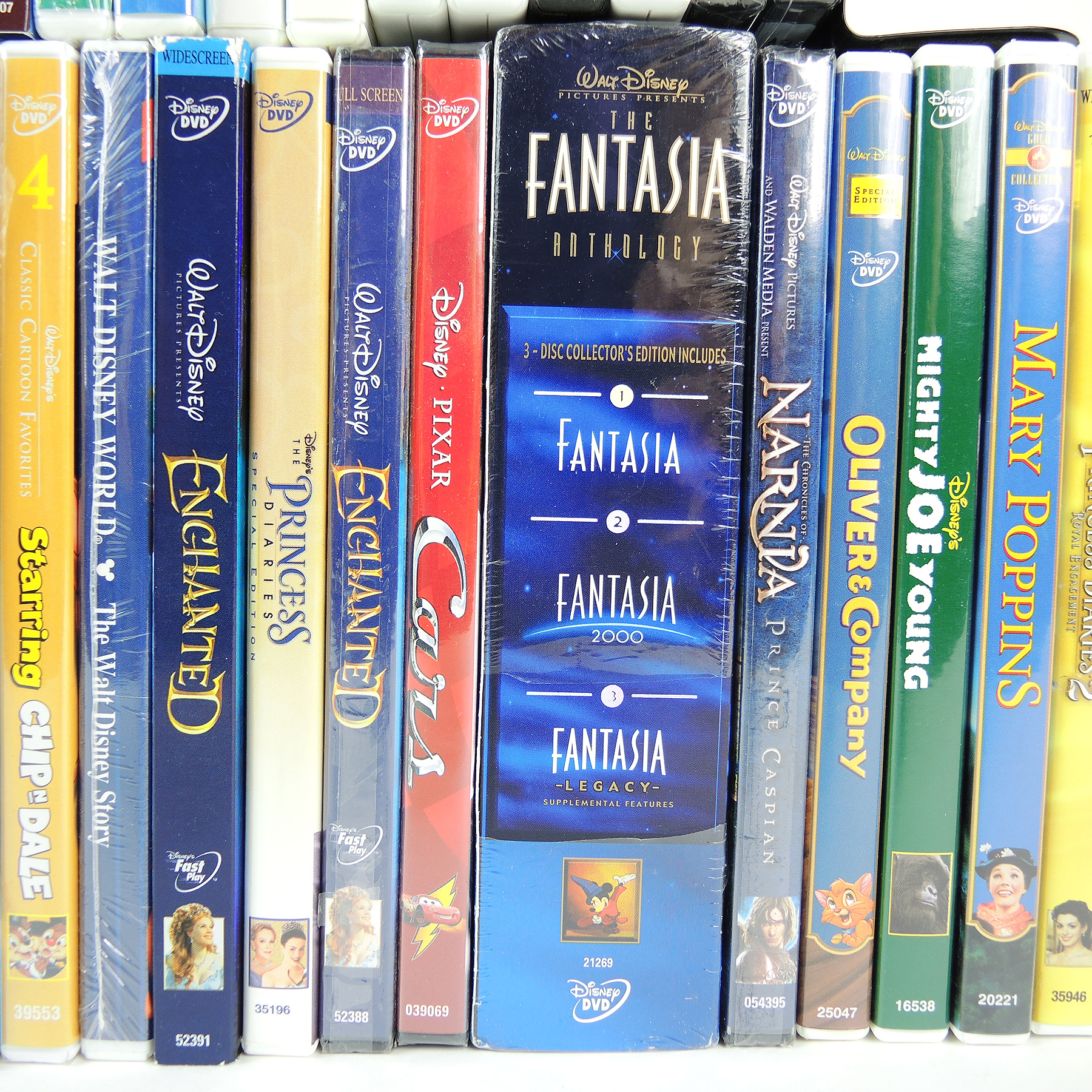 Disney DVD Movie Collection, 68 Pieces