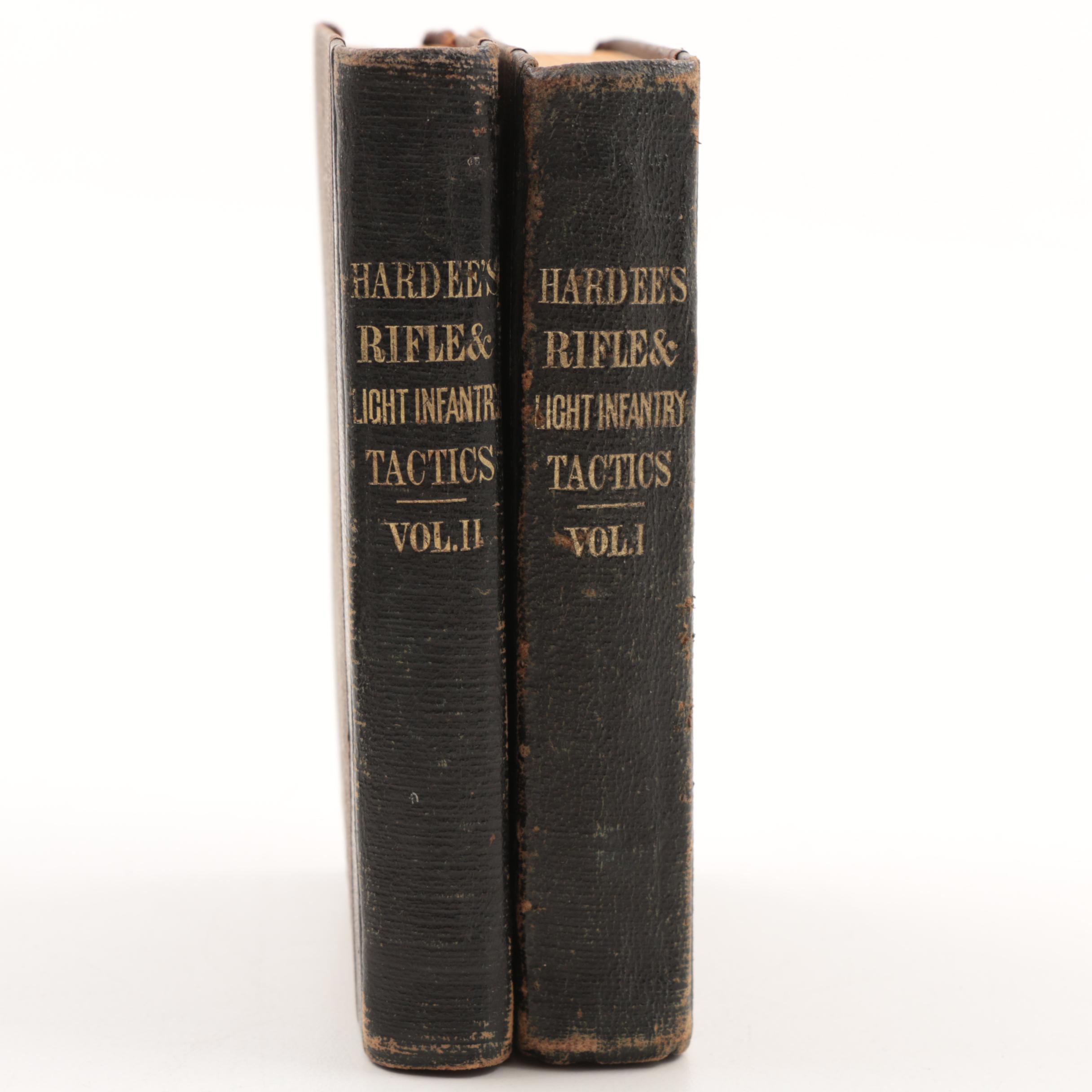 Three Volumes of "Hardee's Rifle & Light Infantry Tactics" Circa 1861