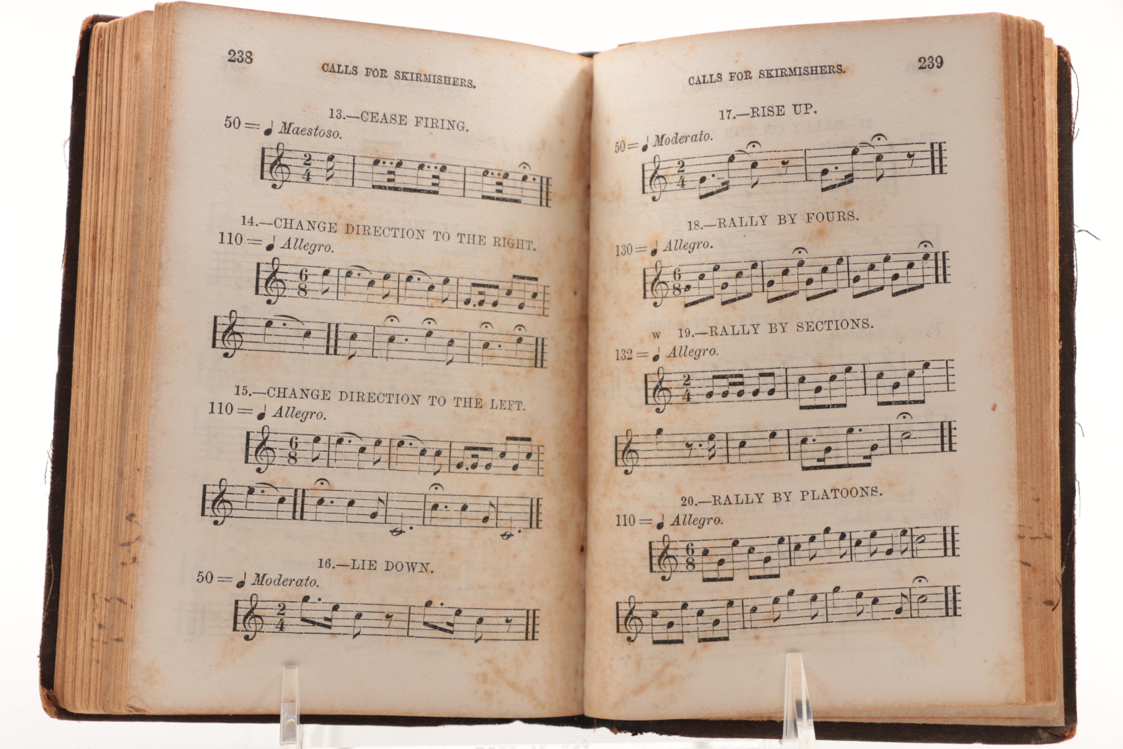 Three Volumes of "Hardee's Rifle & Light Infantry Tactics" Circa 1861