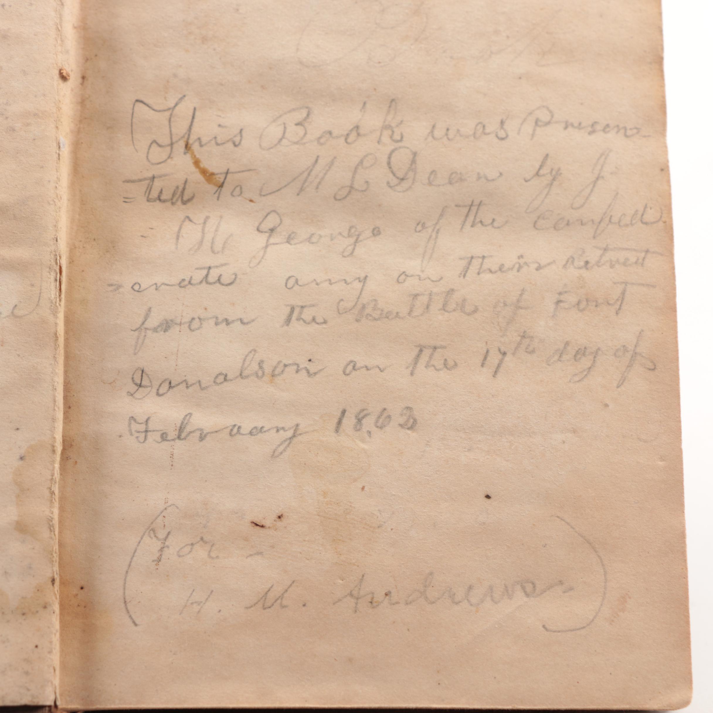 Three Volumes of "Hardee's Rifle & Light Infantry Tactics" Circa 1861