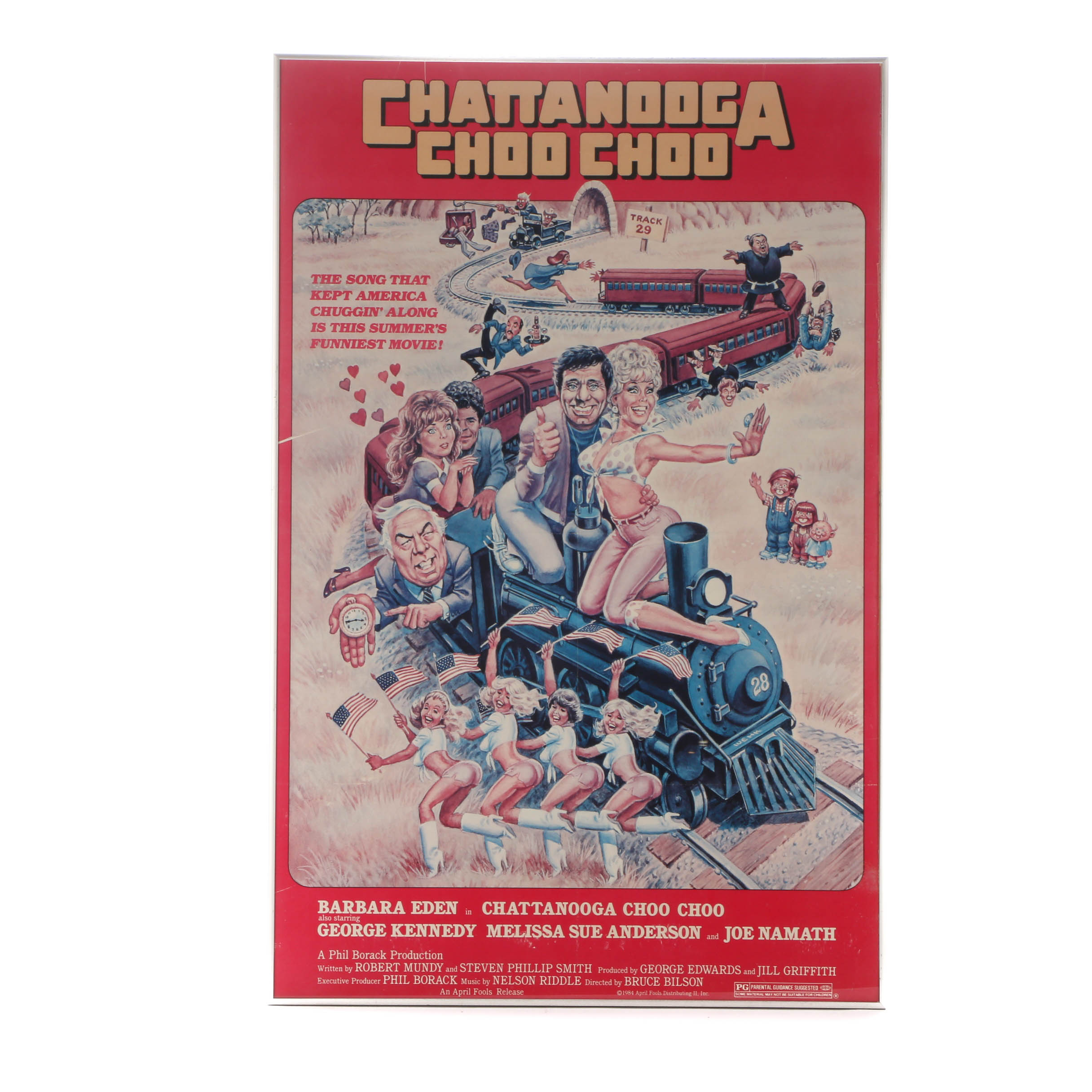 Vintage Offset Movie Poster for "Chattagnooga Choo Choo"