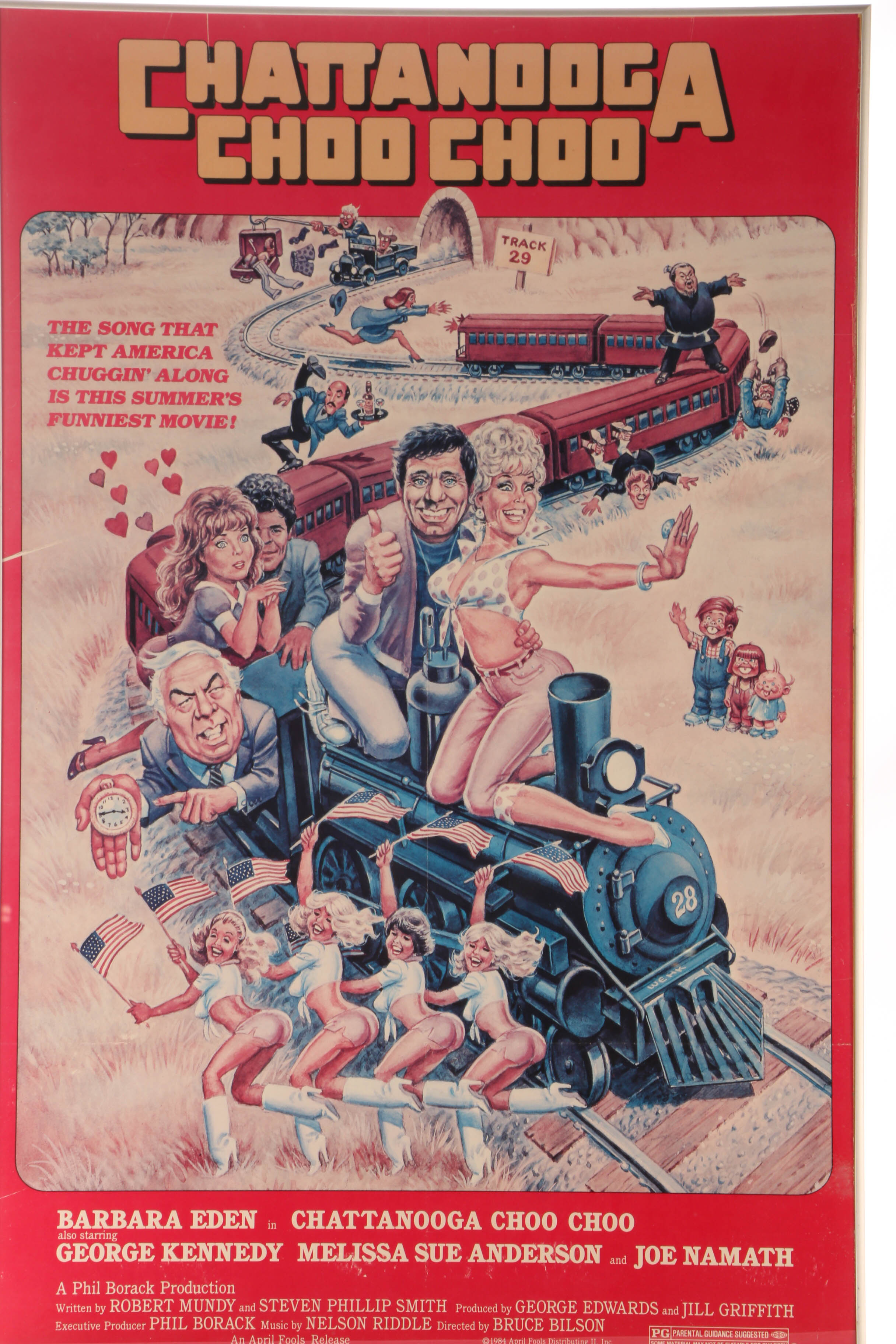 Vintage Offset Movie Poster for "Chattagnooga Choo Choo"