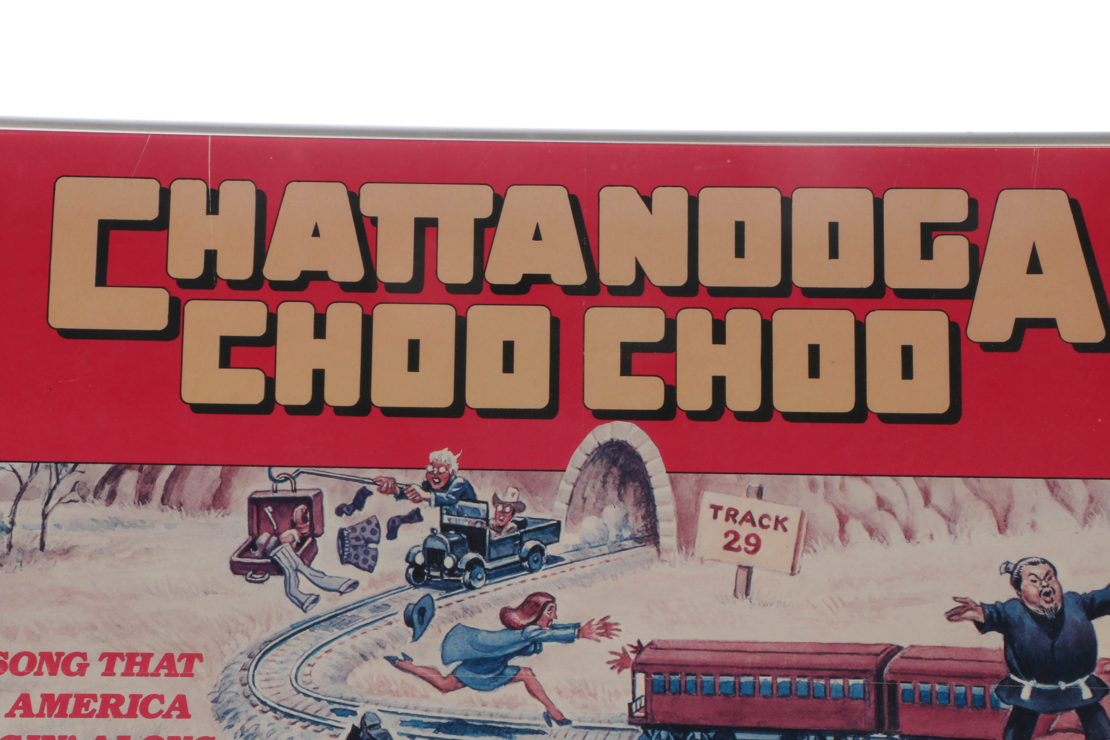 Vintage Offset Movie Poster for "Chattagnooga Choo Choo"