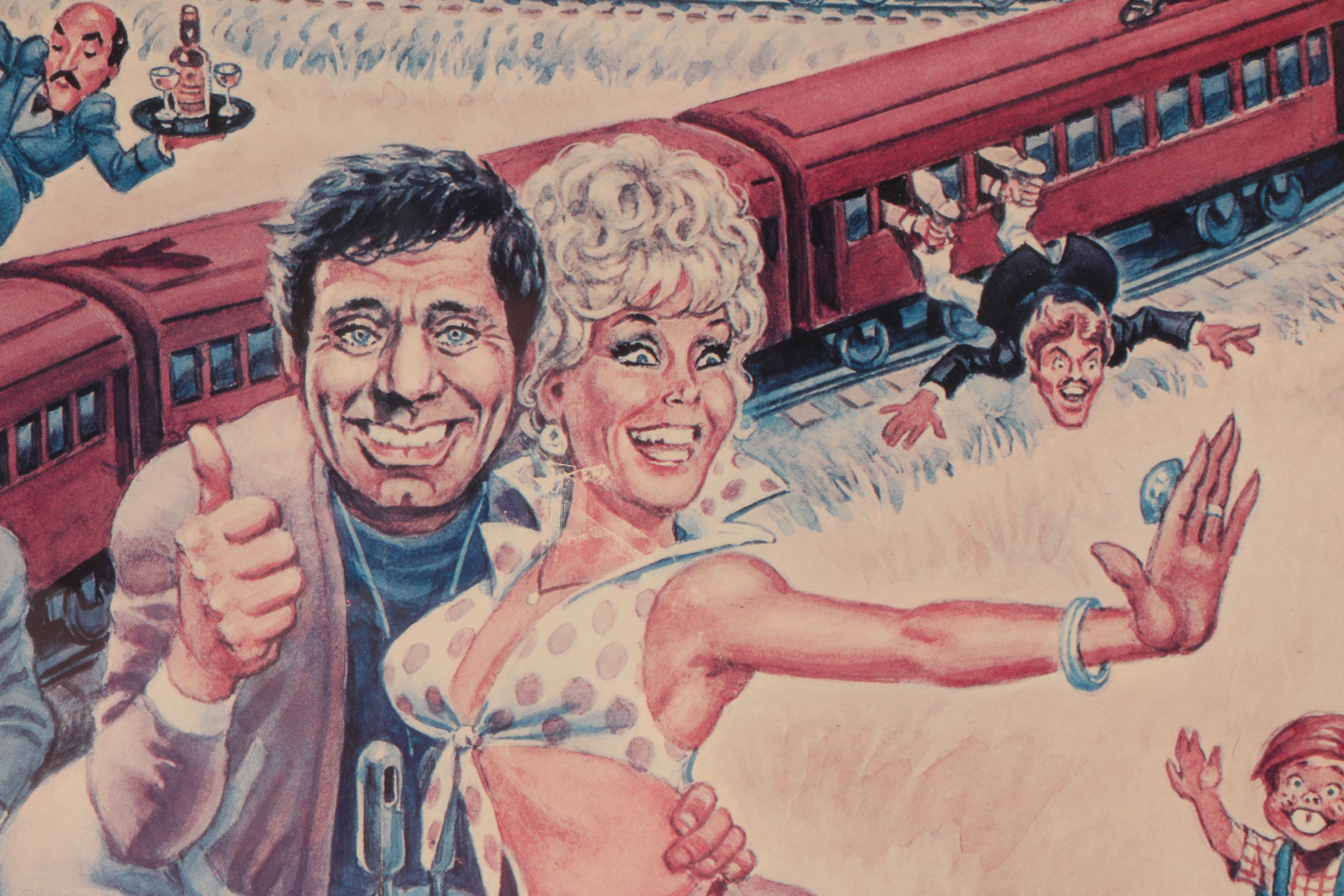 Vintage Offset Movie Poster for "Chattagnooga Choo Choo"