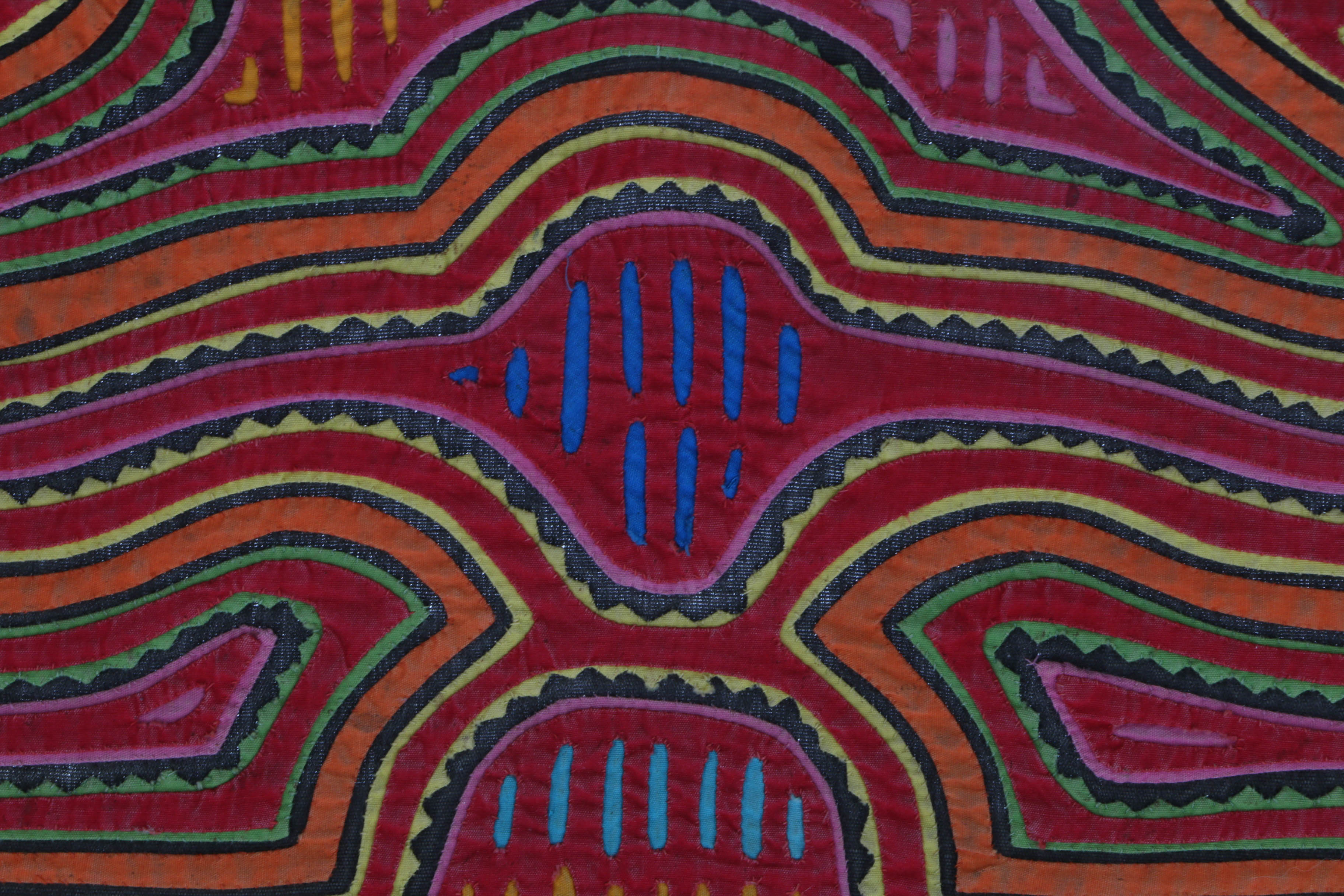 Hand Stitched Mola Textiles