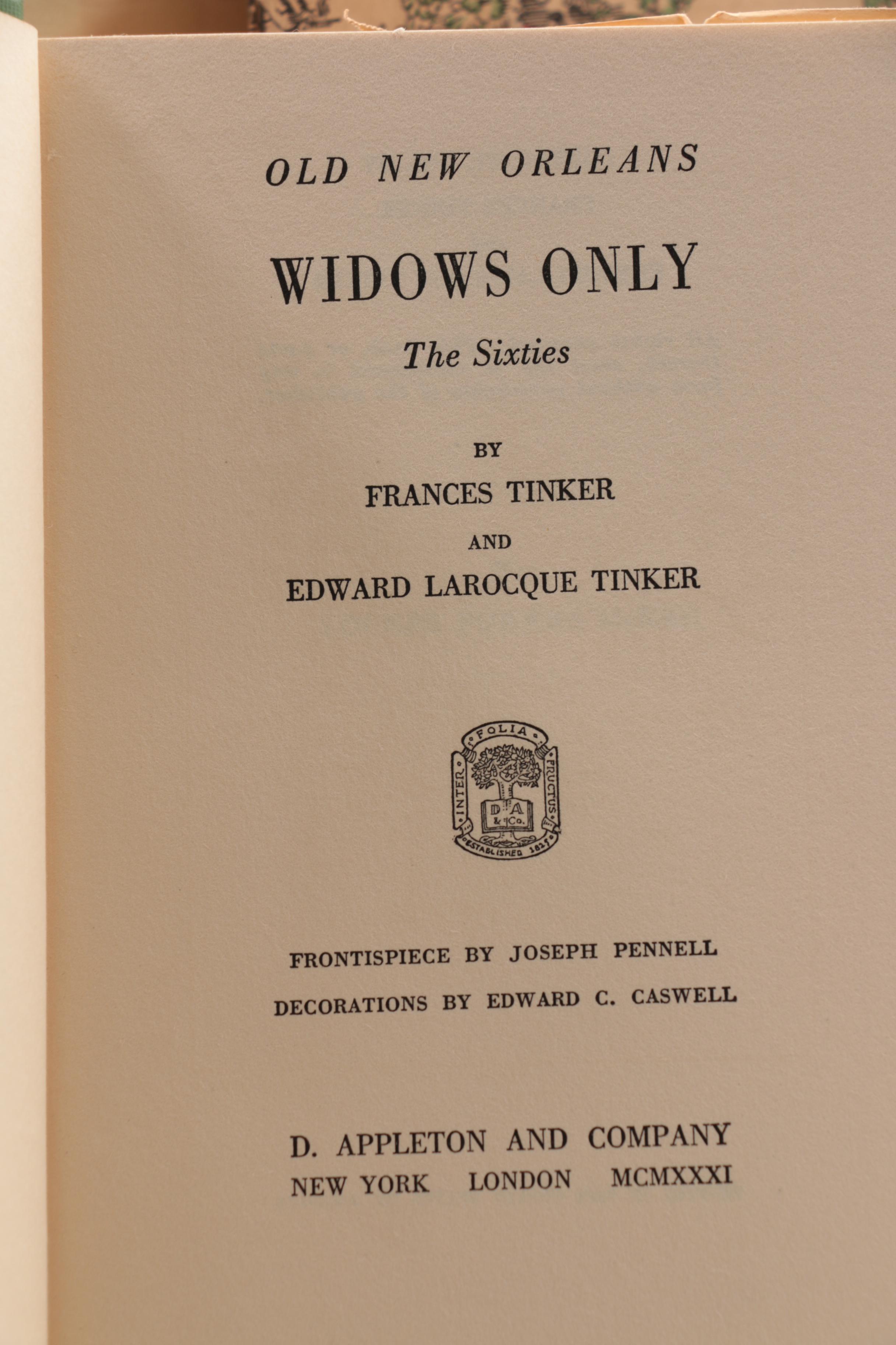 Early 20th Century Books on New Orleans.