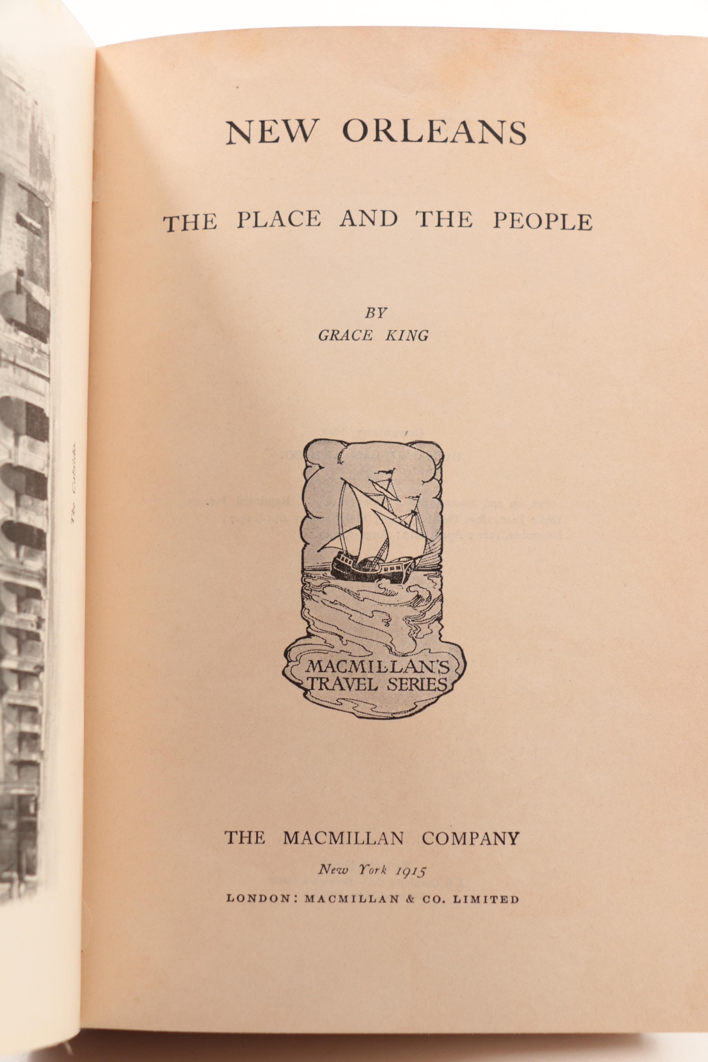 Early 20th Century Books on New Orleans.