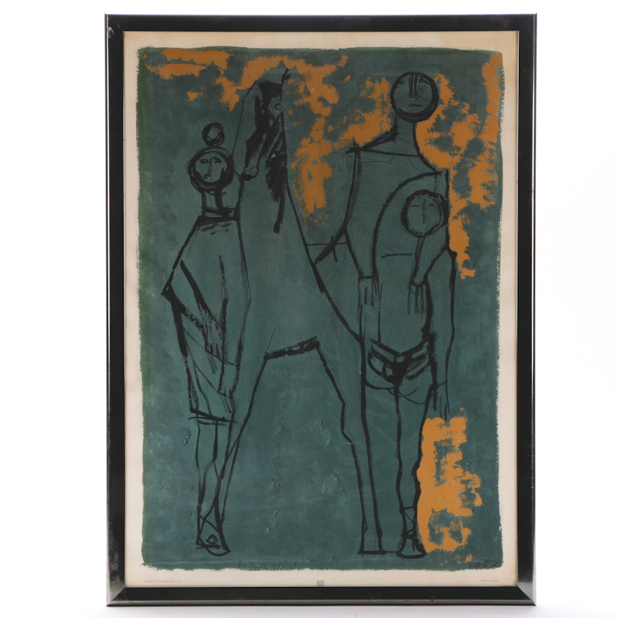 Lithographic Print after Marino Marini "The Family"