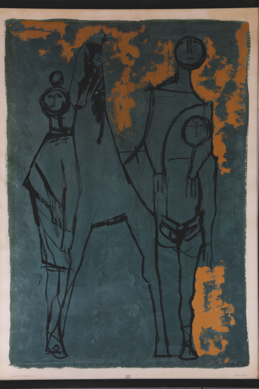 Lithographic Print after Marino Marini "The Family"
