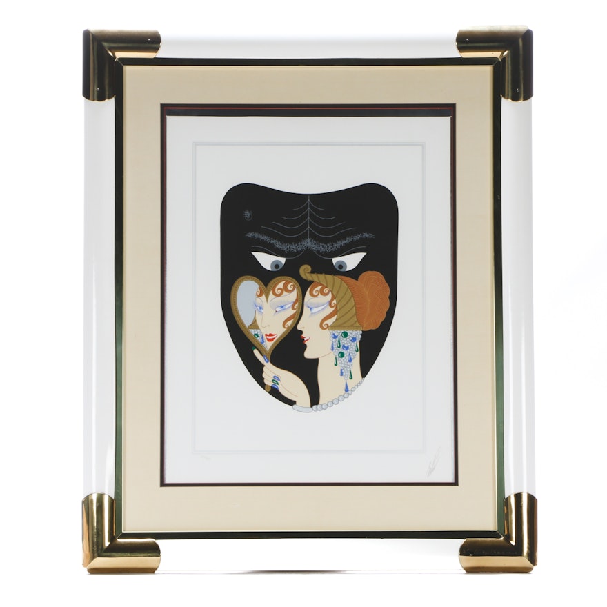 Erte Limited Edition Serigraph Print "Envy"