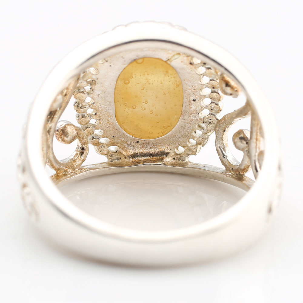 Sterling Silver Mother of Pearl Ring